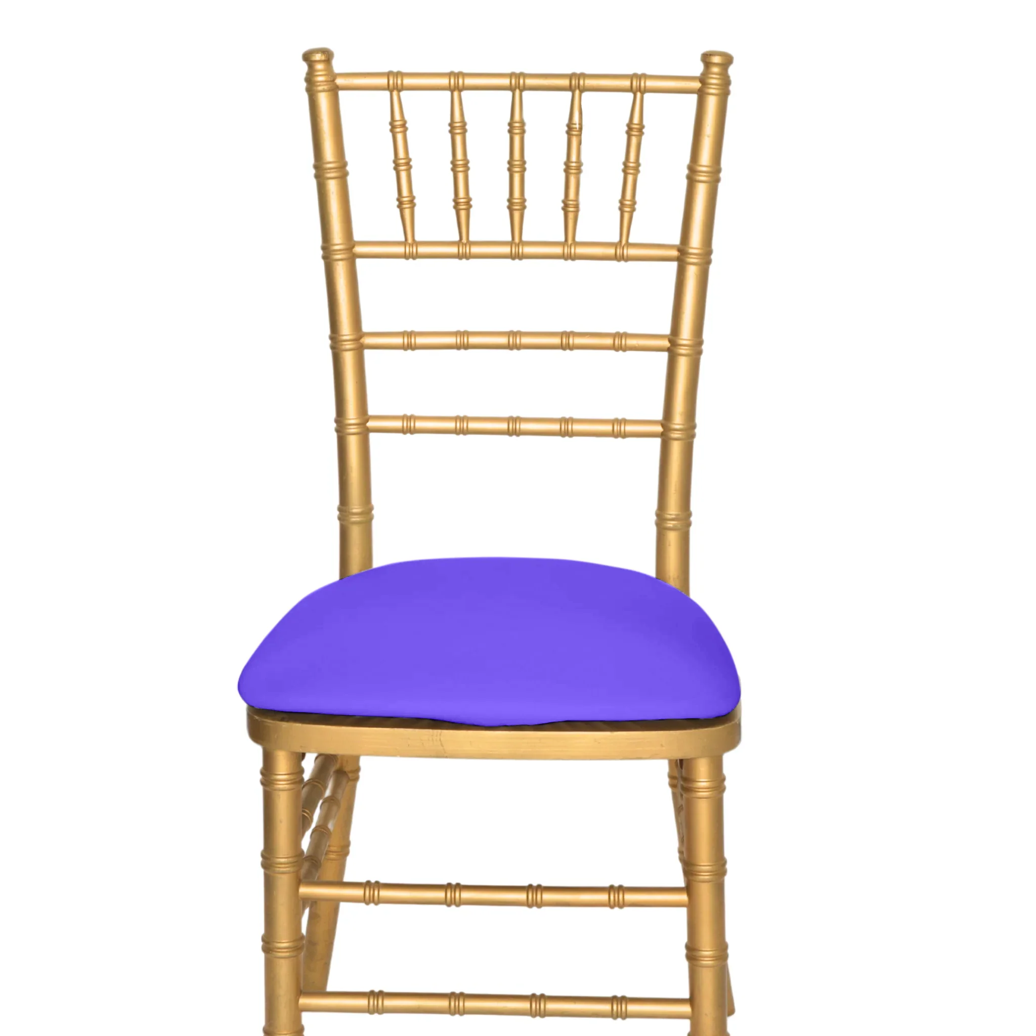 5 pcs/pk Spandex Chiavari Seat Pad Cover - Purple - Image 5