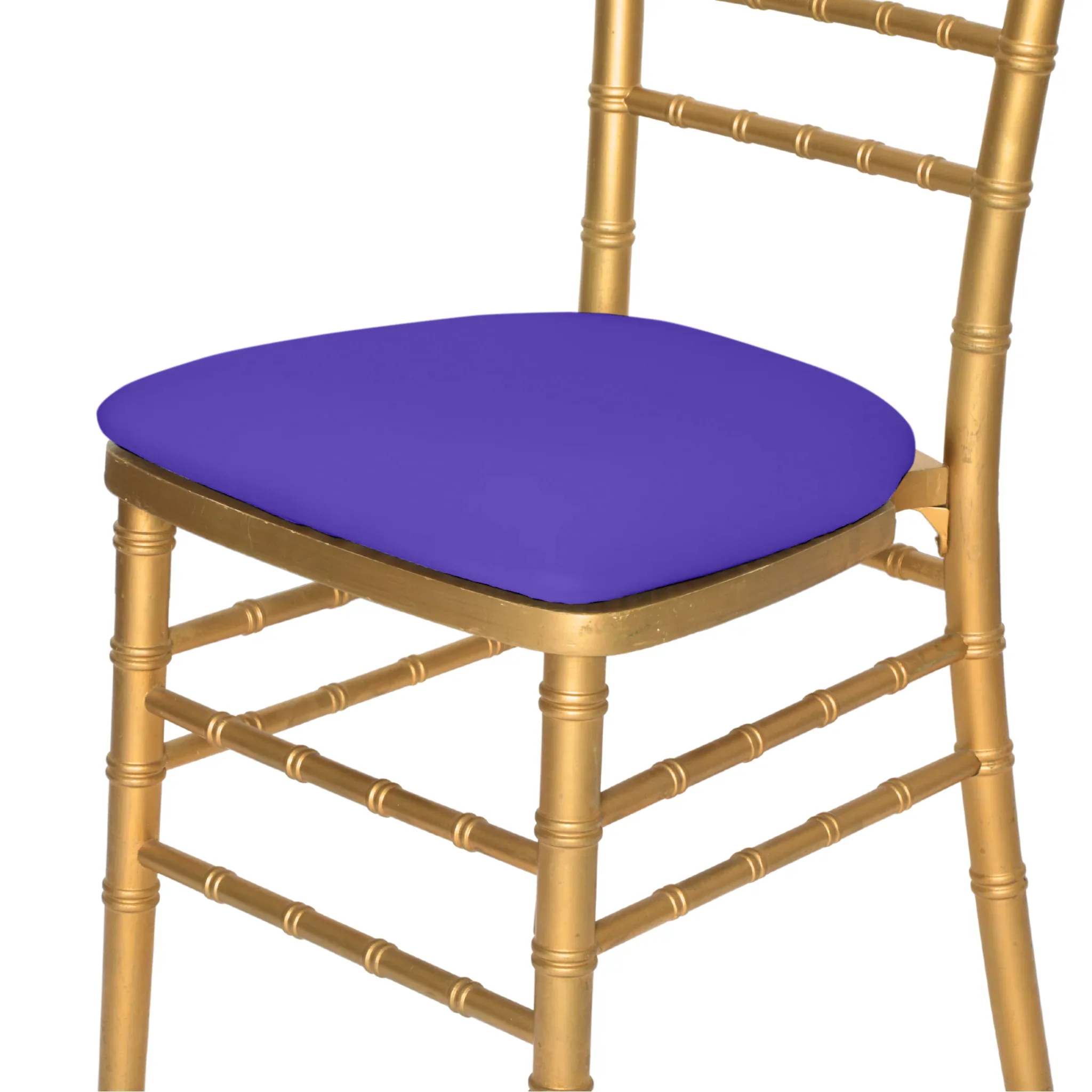 5 pcs/pk Spandex Chiavari Seat Pad Cover - Purple - Image 6