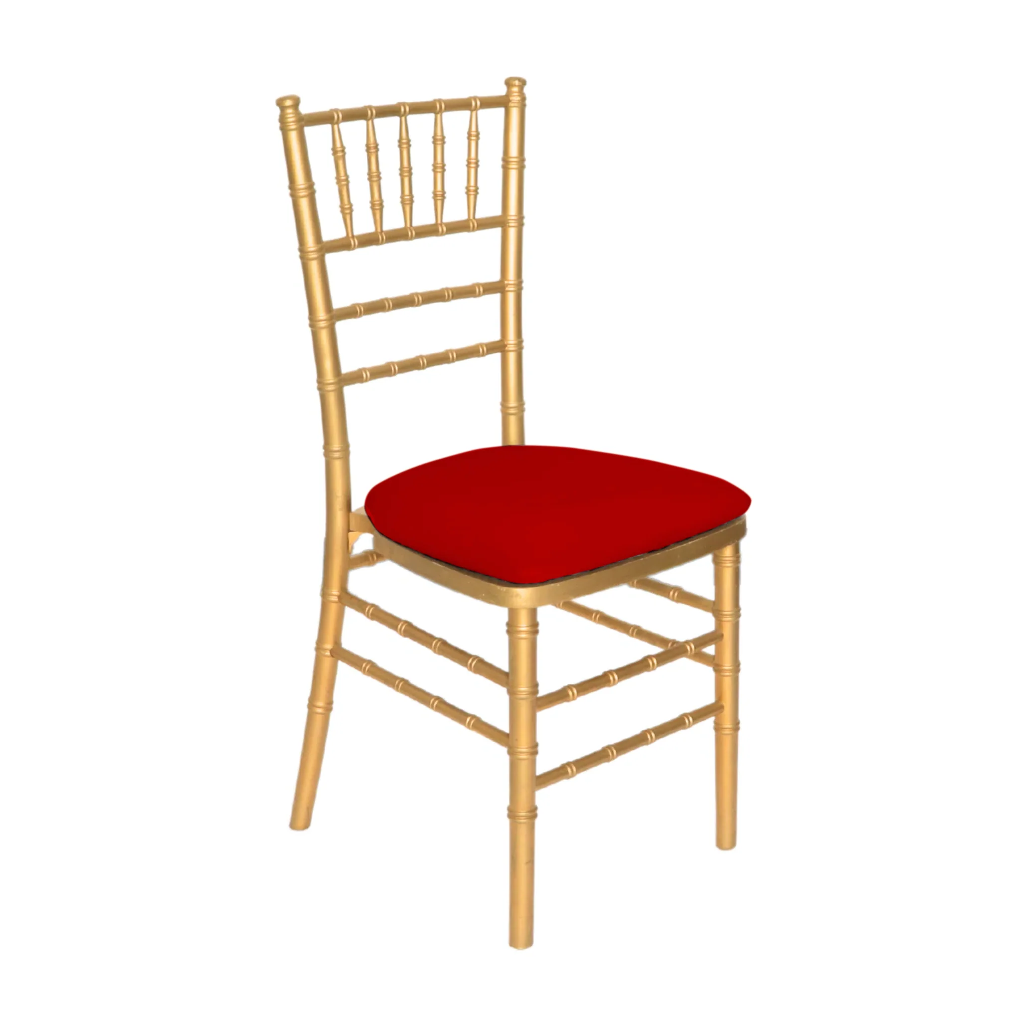 5 pcs/pk Spandex Chiavari Seat Pad Cover - Red