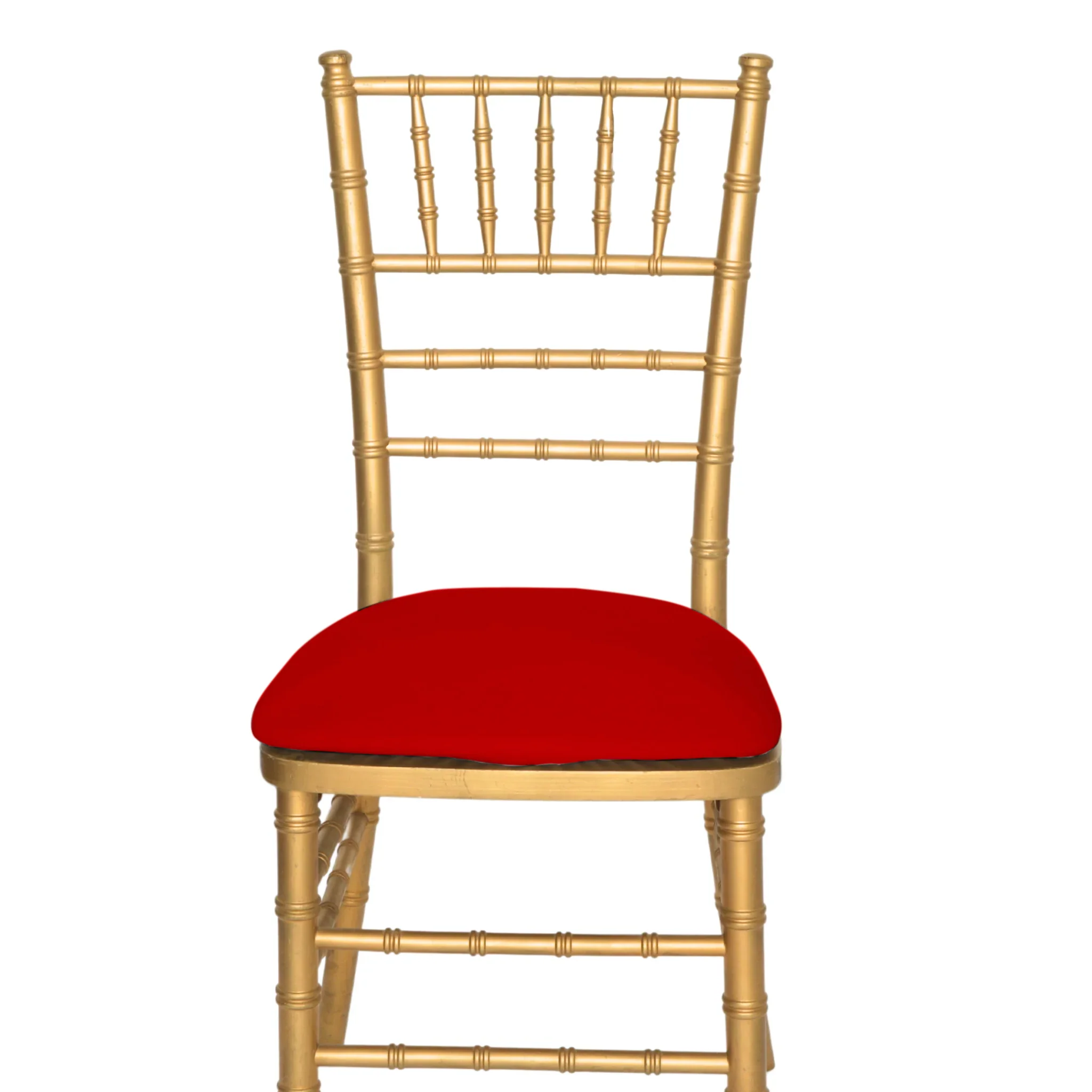 5 pcs/pk Spandex Chiavari Seat Pad Cover - Red - Image 5