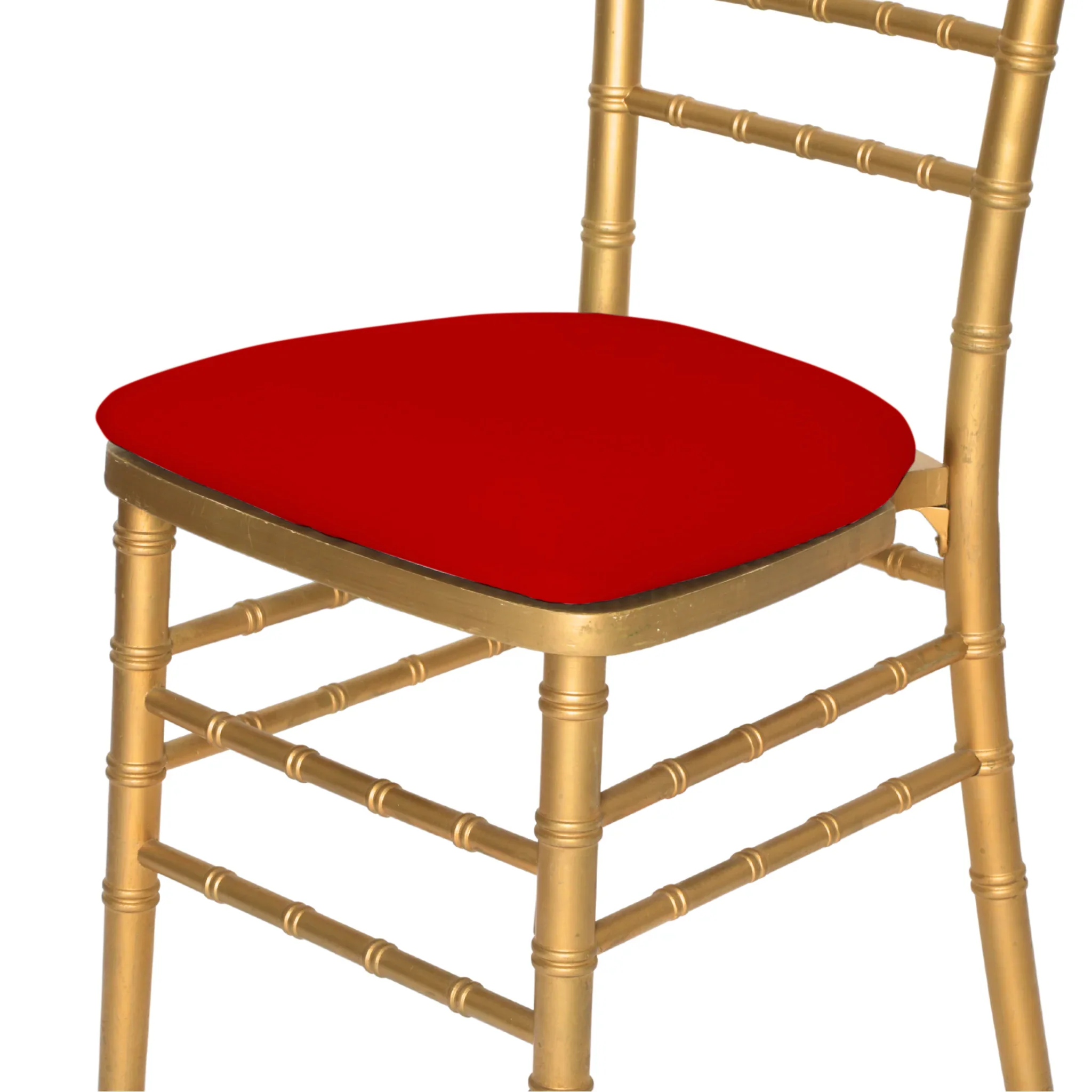 5 pcs/pk Spandex Chiavari Seat Pad Cover - Red - Image 6