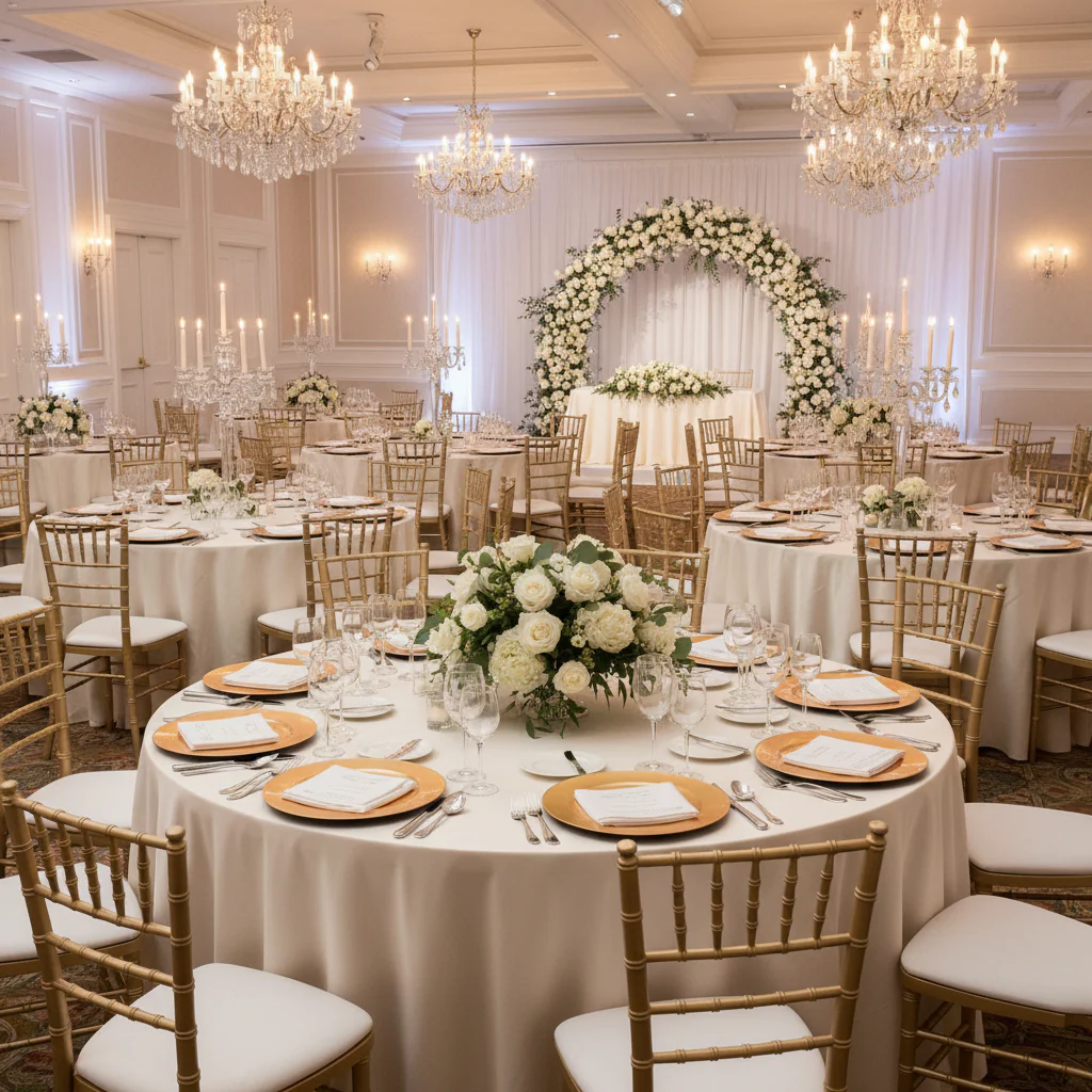 5 pcs/pk Spandex Chiavari Seat Pad Cover - White - Image 8