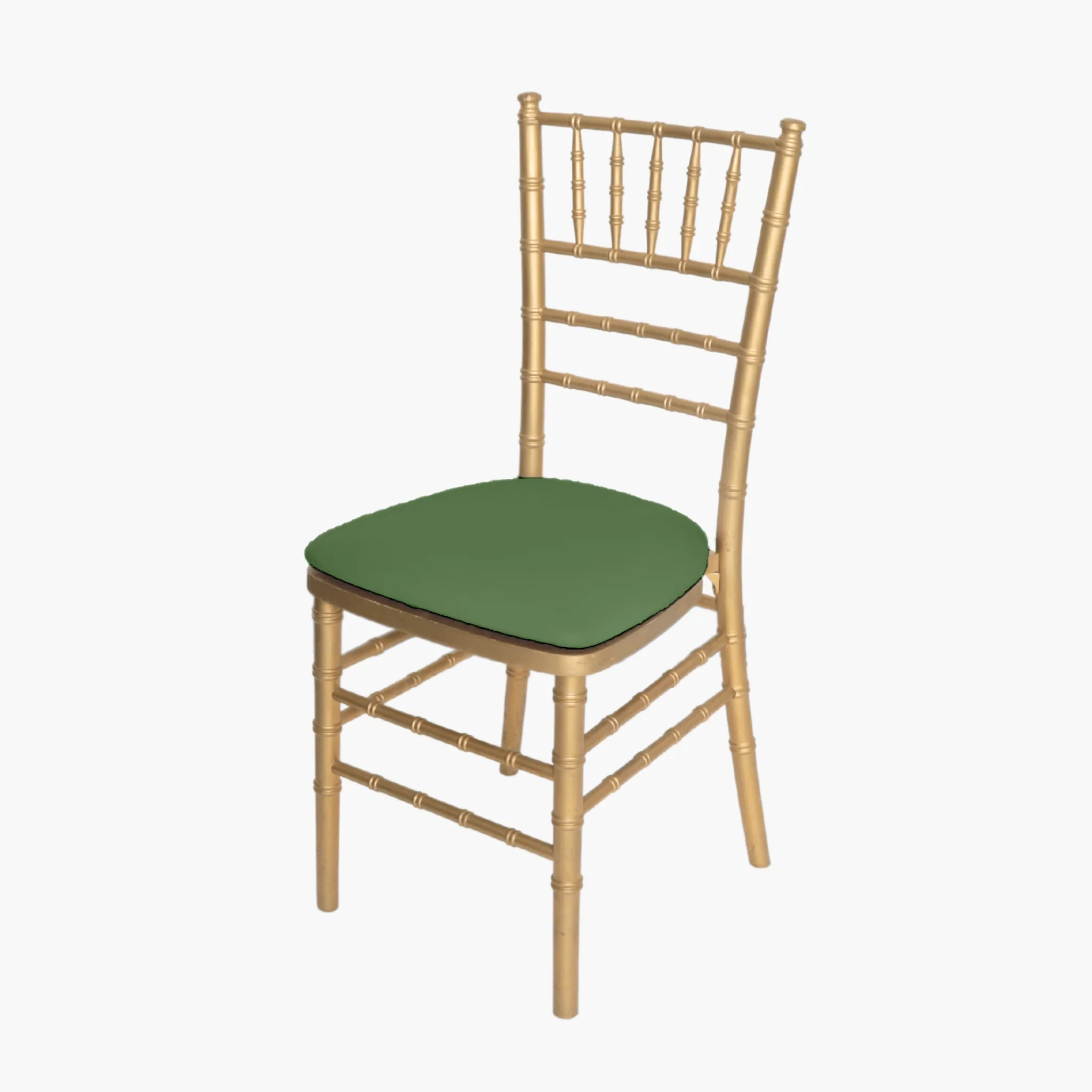 5 pcs/pk Spandex Chiavari Seat Pad Cover - Willow Green - Image 2