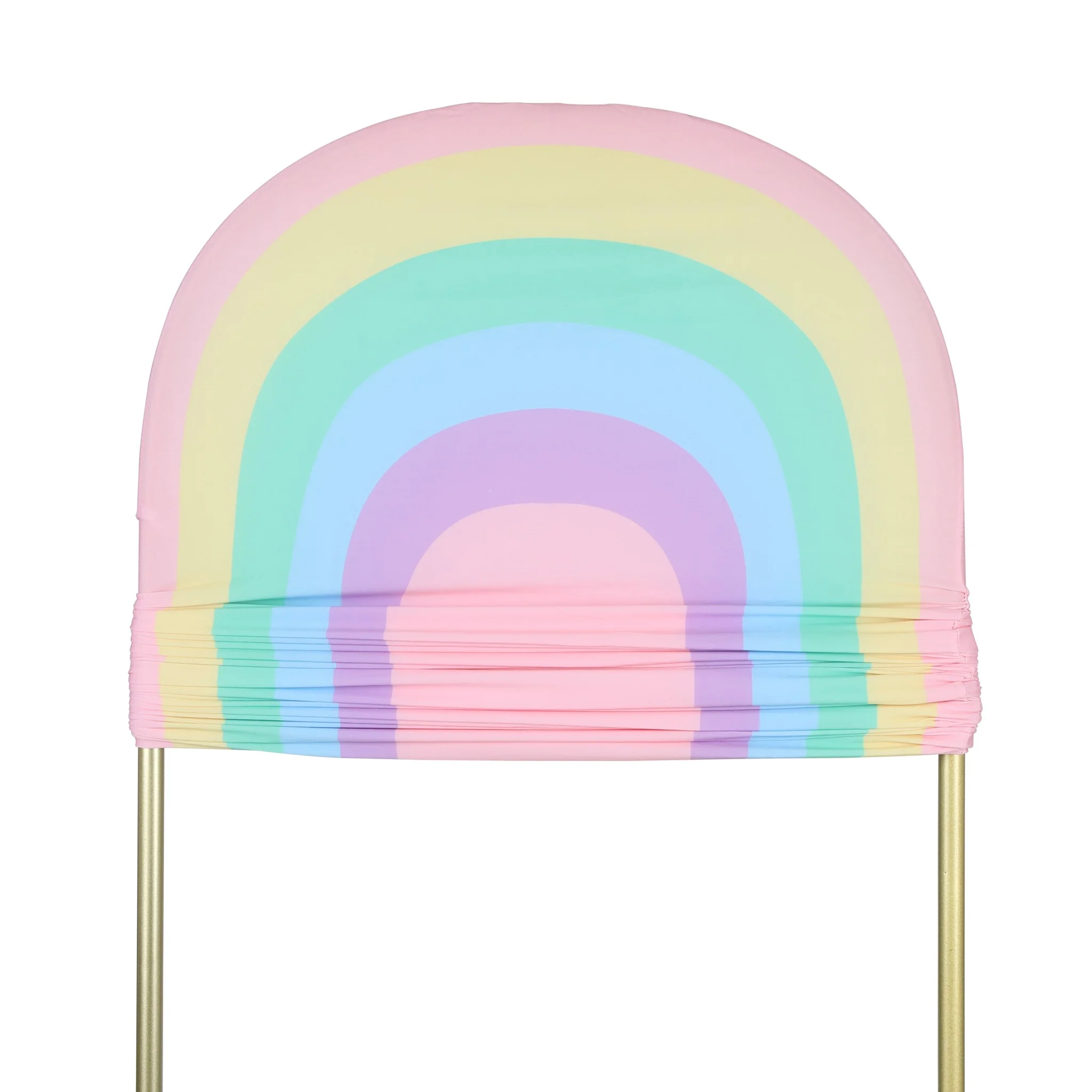 Spandex Covers for Trio Arch Frame Backdrop 3pc/set - Pastel Rainbow - Image 7