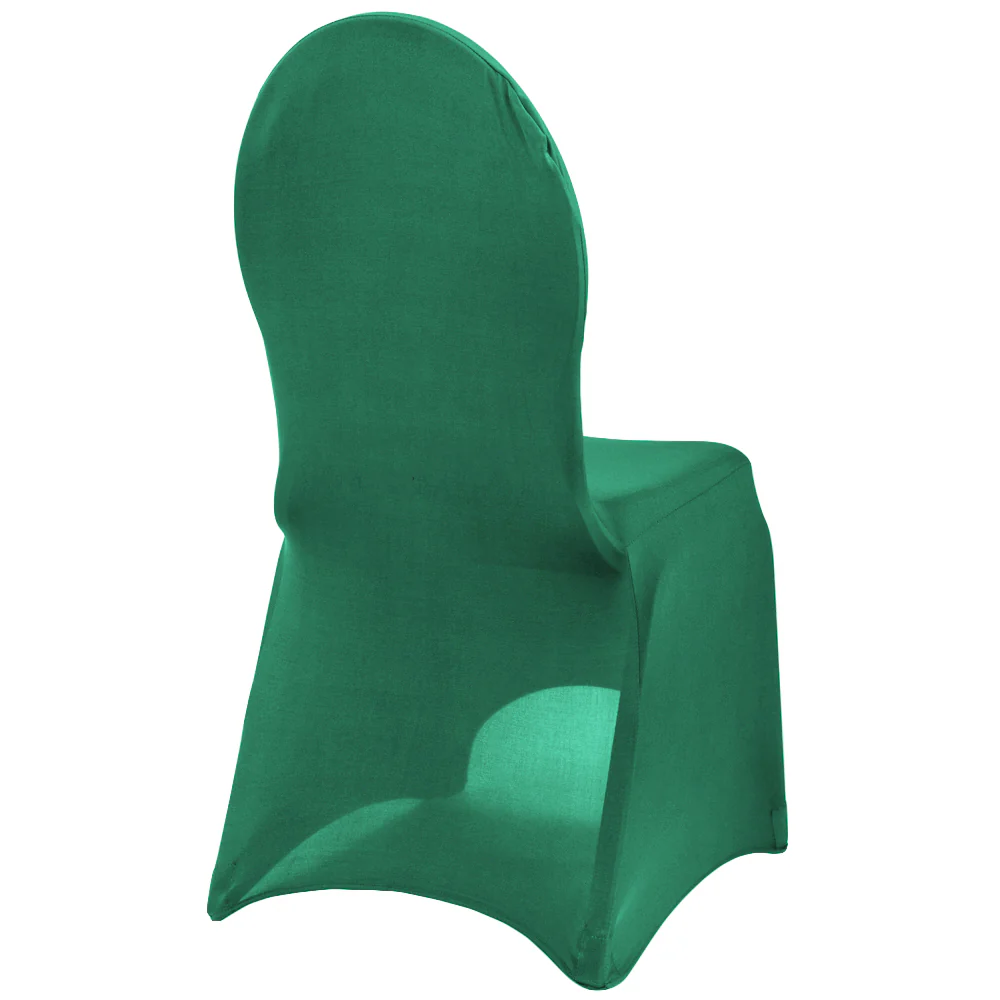 Spandex Banquet Chair Cover - Emerald Green - Image 2
