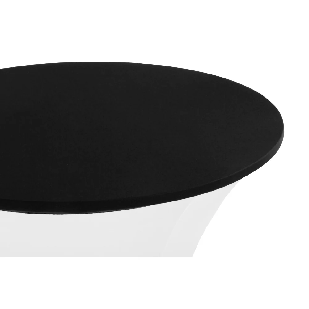 Spandex Table Topper/Cap 30"-36" Round - Black - Image 3