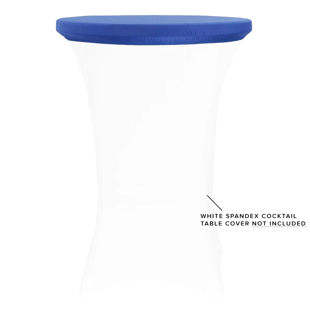 Spandex Table Topper/Cap 30"-36" Round - Royal Blue