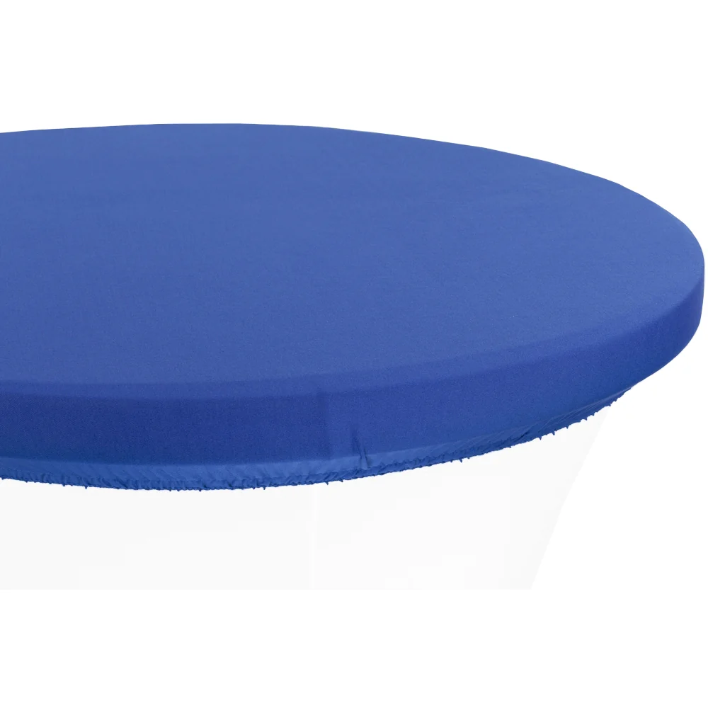 Spandex Table Topper/Cap 30"-36" Round - Royal Blue - Image 3