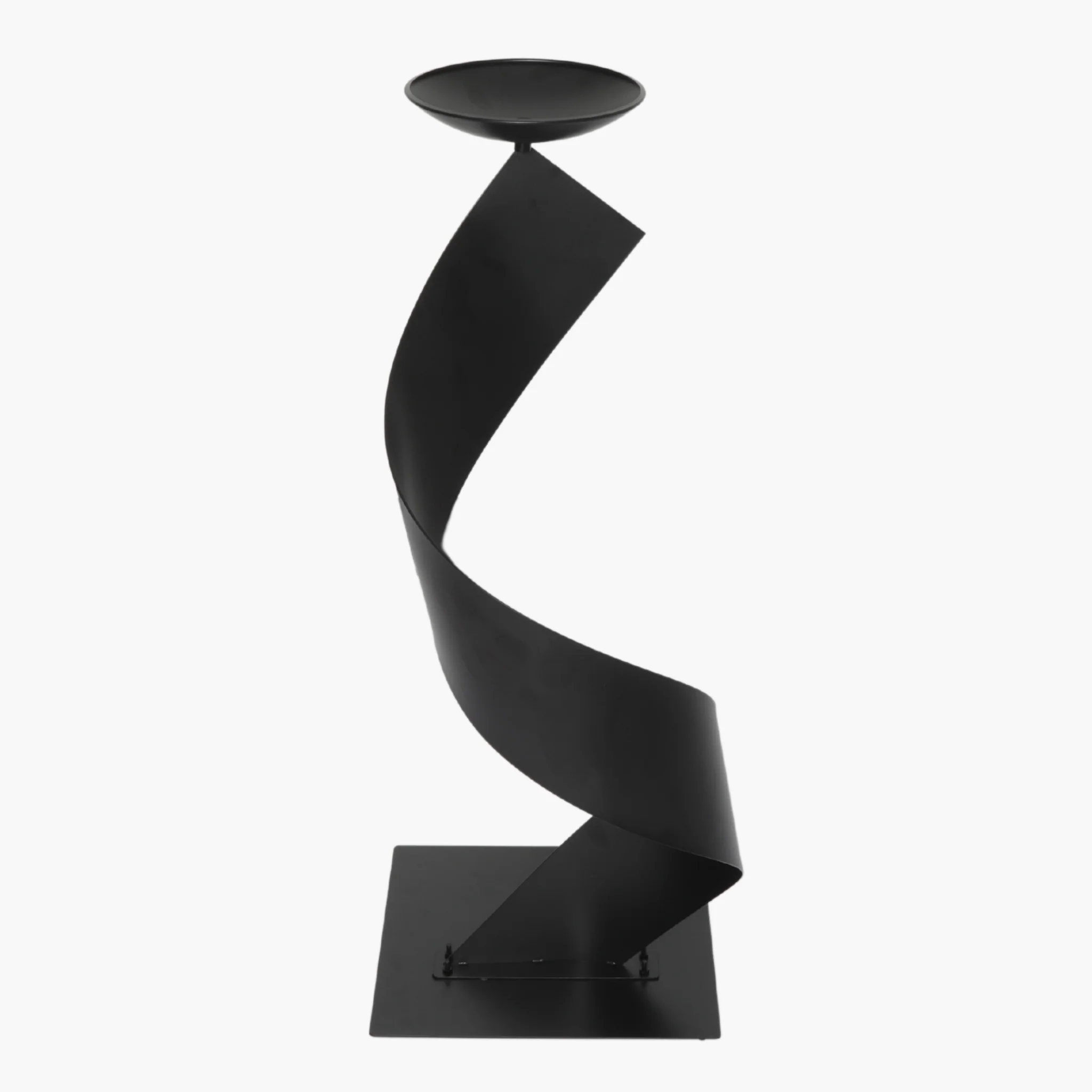 Spiral Ribbon Floral Centerpiece Stand - Black - Image 4
