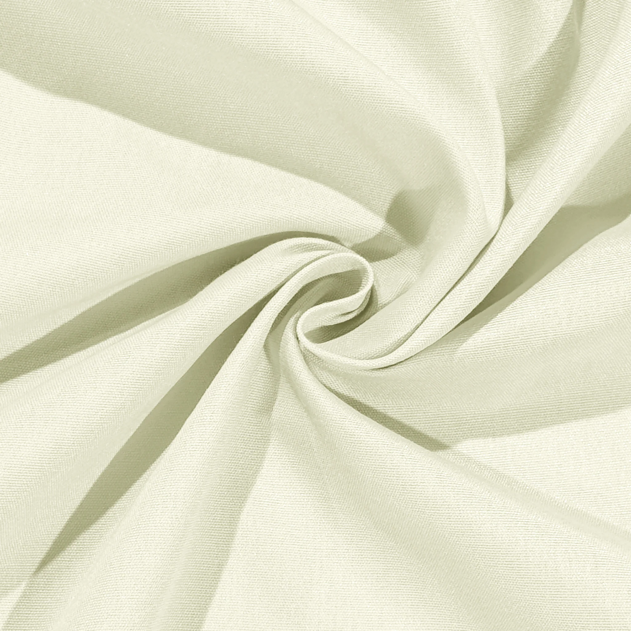 Premium Spun Polyester Square 90"x90" Overlay/Tablecloth - Ivory - Image 4