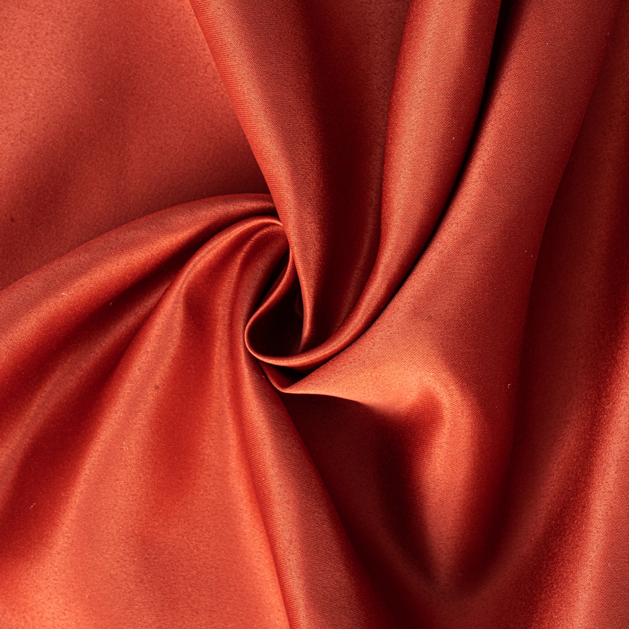 Square 72" Satin Table Overlay - Rust - Image 2