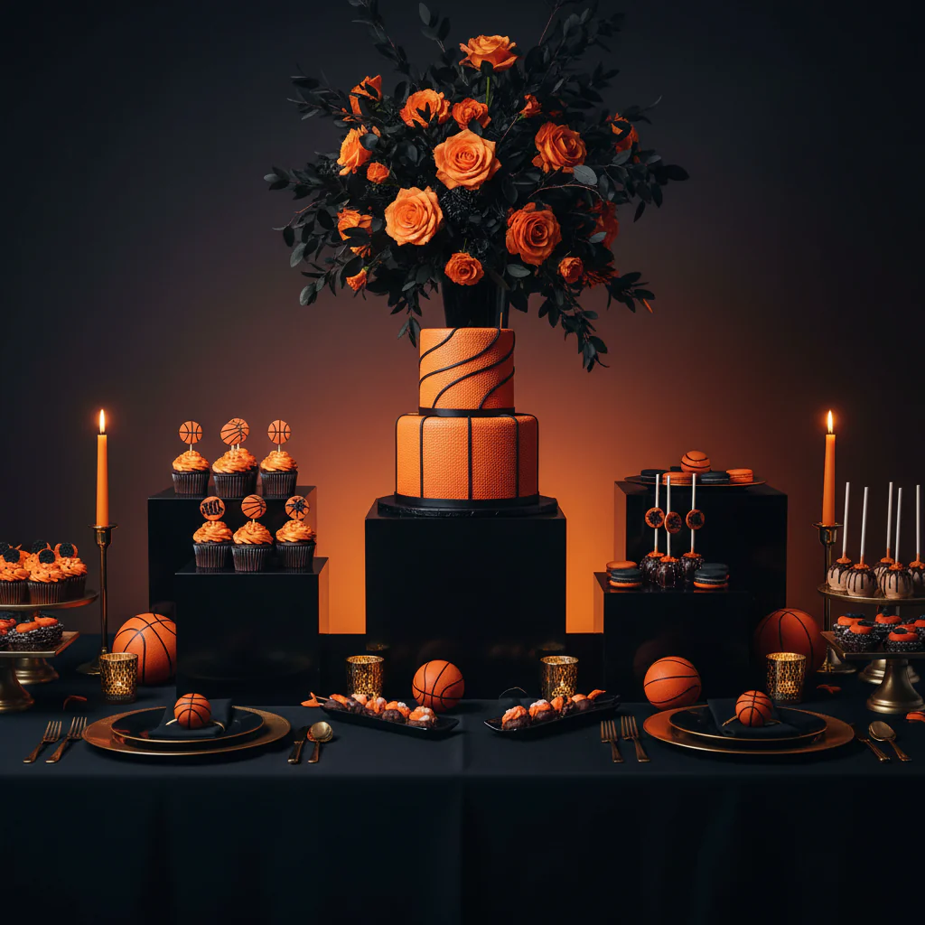 Black Square Pedestal Cake/Dessert Display Stands 5 pcs/set - Image 2