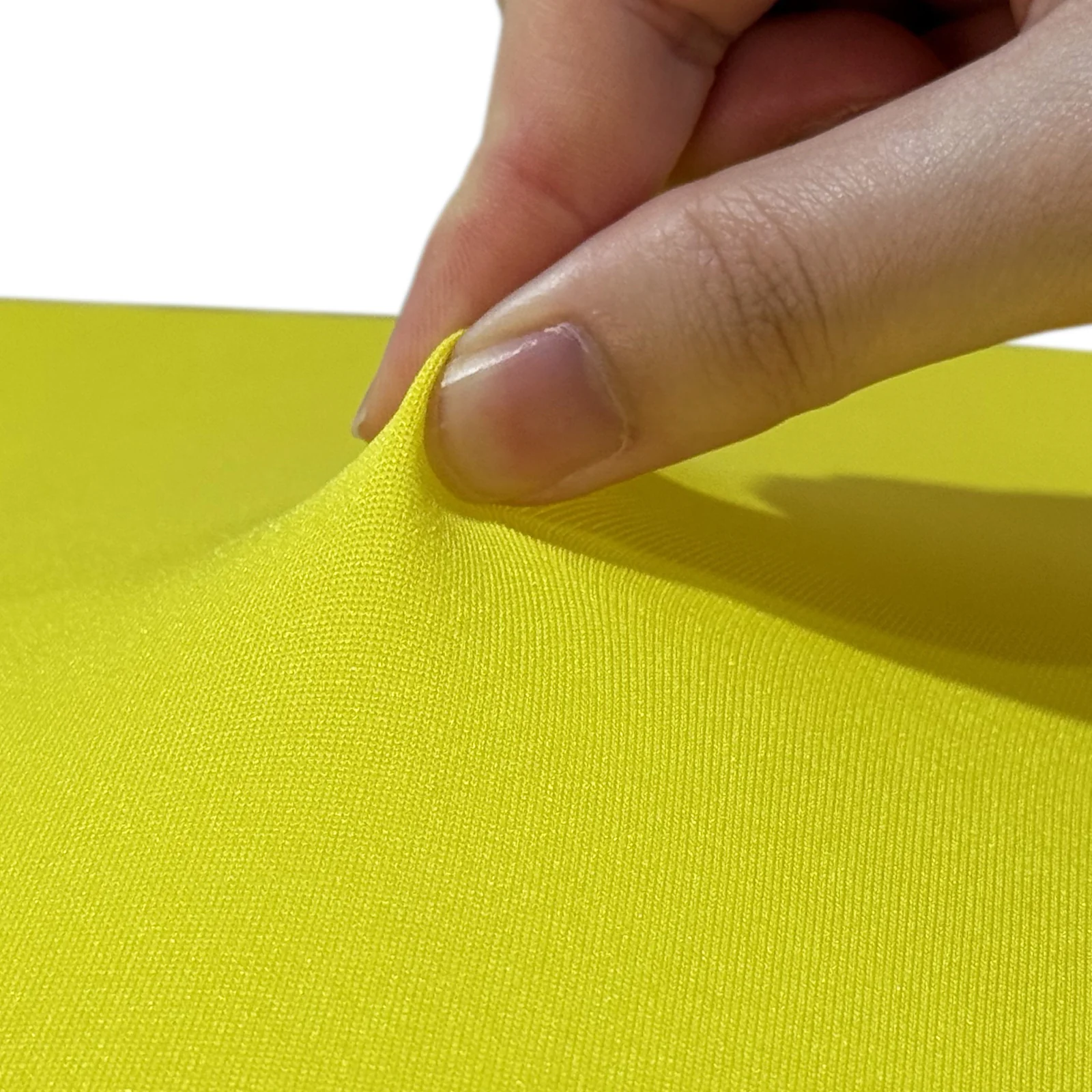 Spandex Covers for Square Metal Cake/Dessert Pedestal Stands 5 pcs/set - Canary Yellow - Image 5