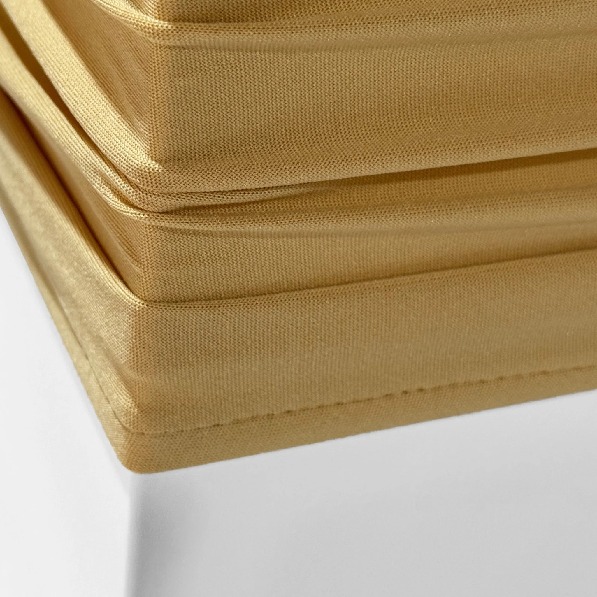 Spandex Covers for Square Metal Cake/Dessert Pedestal Stands 5 pcs/set - Champagne - Image 2