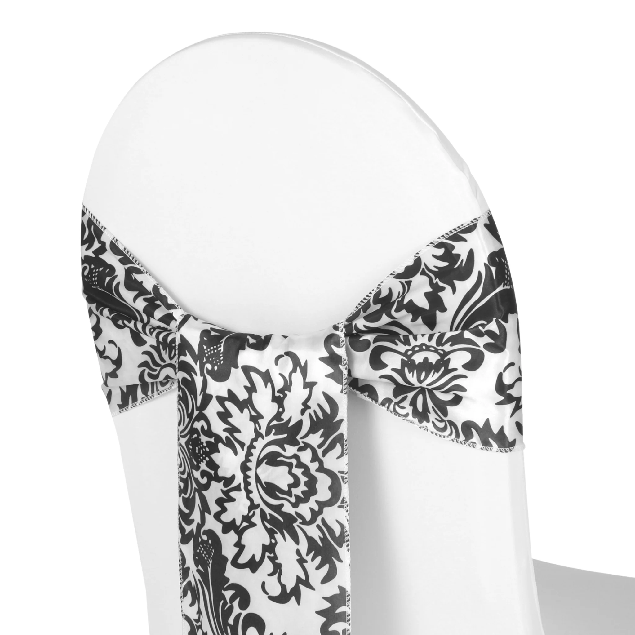 Standard Satin Chair Sash - Damask - Image 3