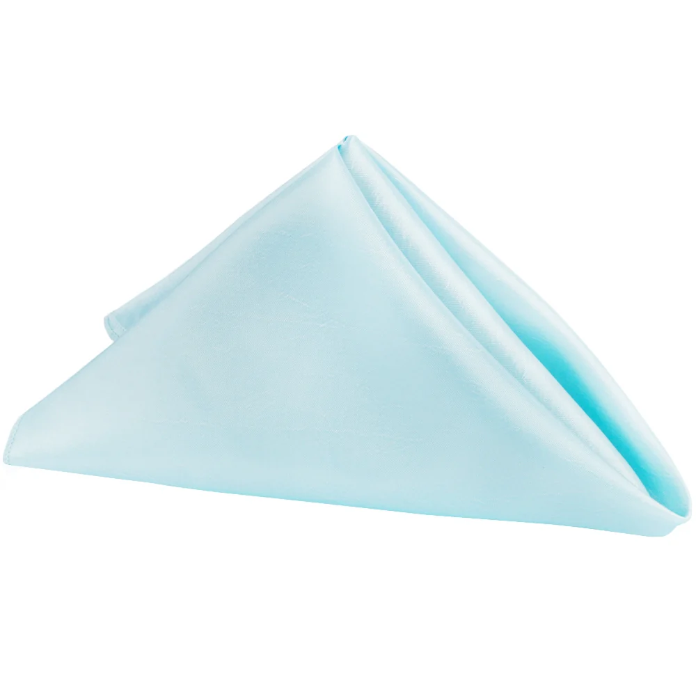 Taffeta Napkin 20"x20" - Baby Blue - Image 2