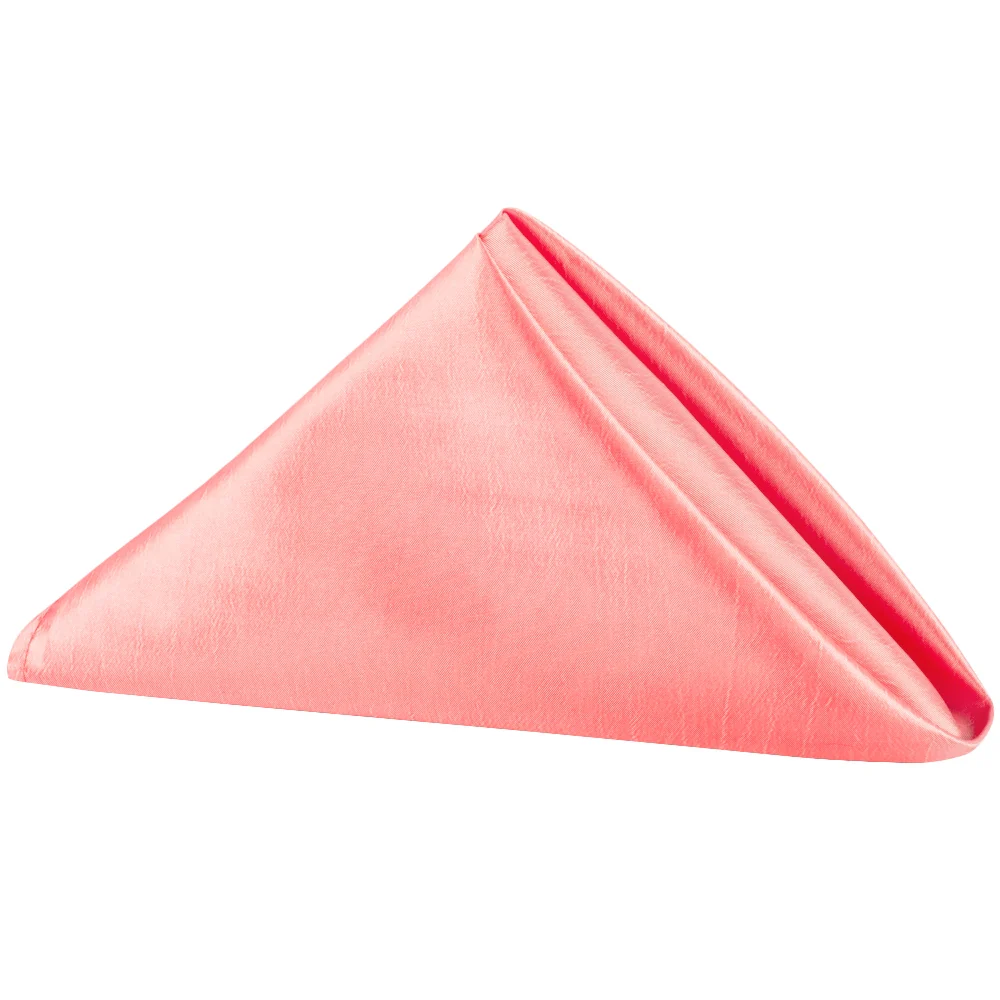 Taffeta Napkin 20"x20" - Coral