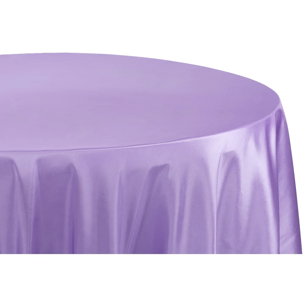 Taffeta Tablecloth 120" Round - Victorian Lilac/Wisteria - Image 2