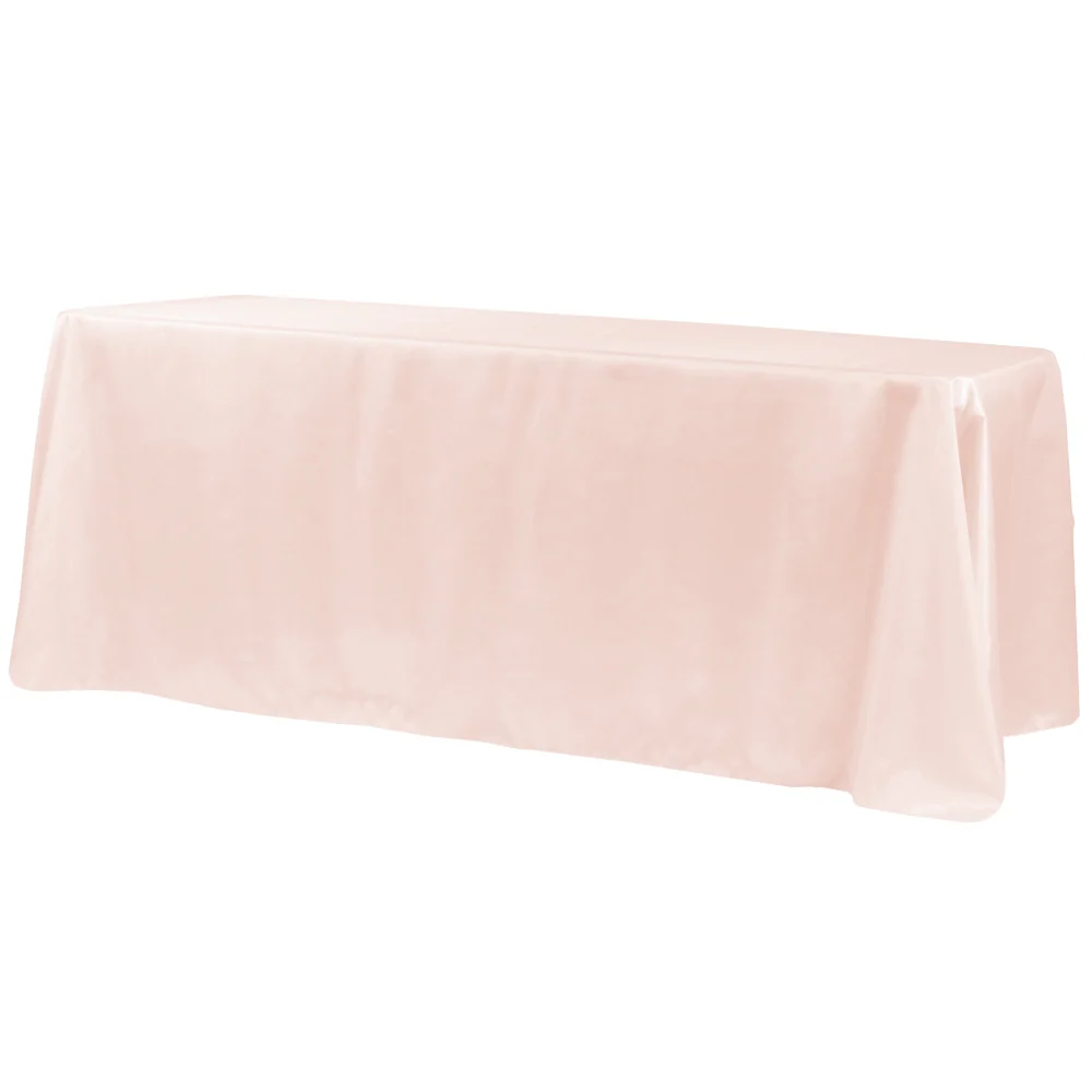 Taffeta Tablecloth 90"x156" Rectangular - Blush