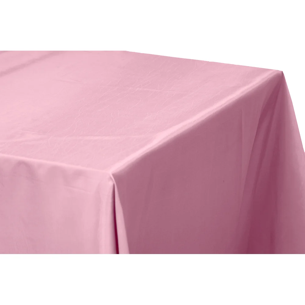 Taffeta Tablecloth 90"x156" Rectangular - Pink