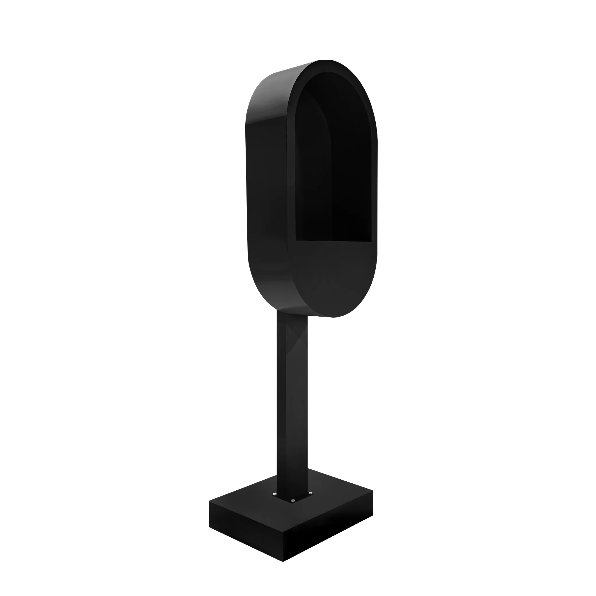 Telephone/Guestbook Booth Prop Display Stand - Black - Image 3