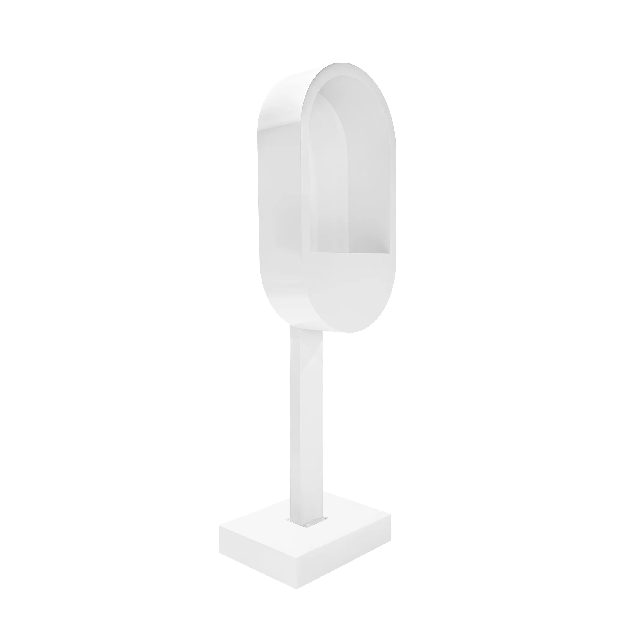 Telephone/Guestbook Booth Prop Display Stand - White - Image 3