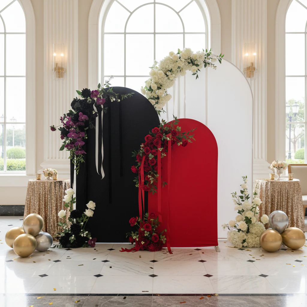 Heavy Duty Trio Arch Backdrop Frame Stands 3pc/set - Image 3