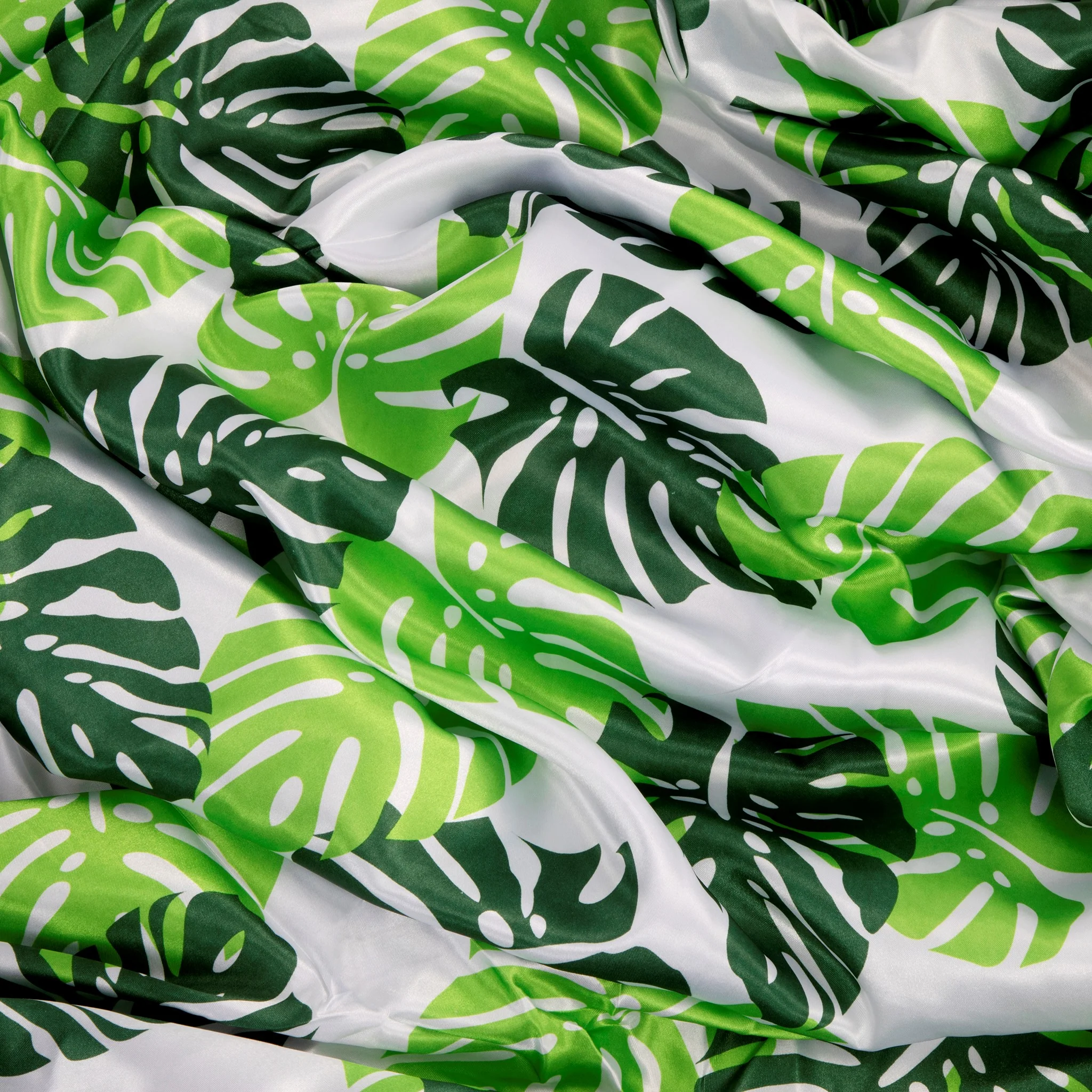 Tropical Palm Leaf Satin 10ft H x 58"W Backdrop Panel/Drape - Image 4