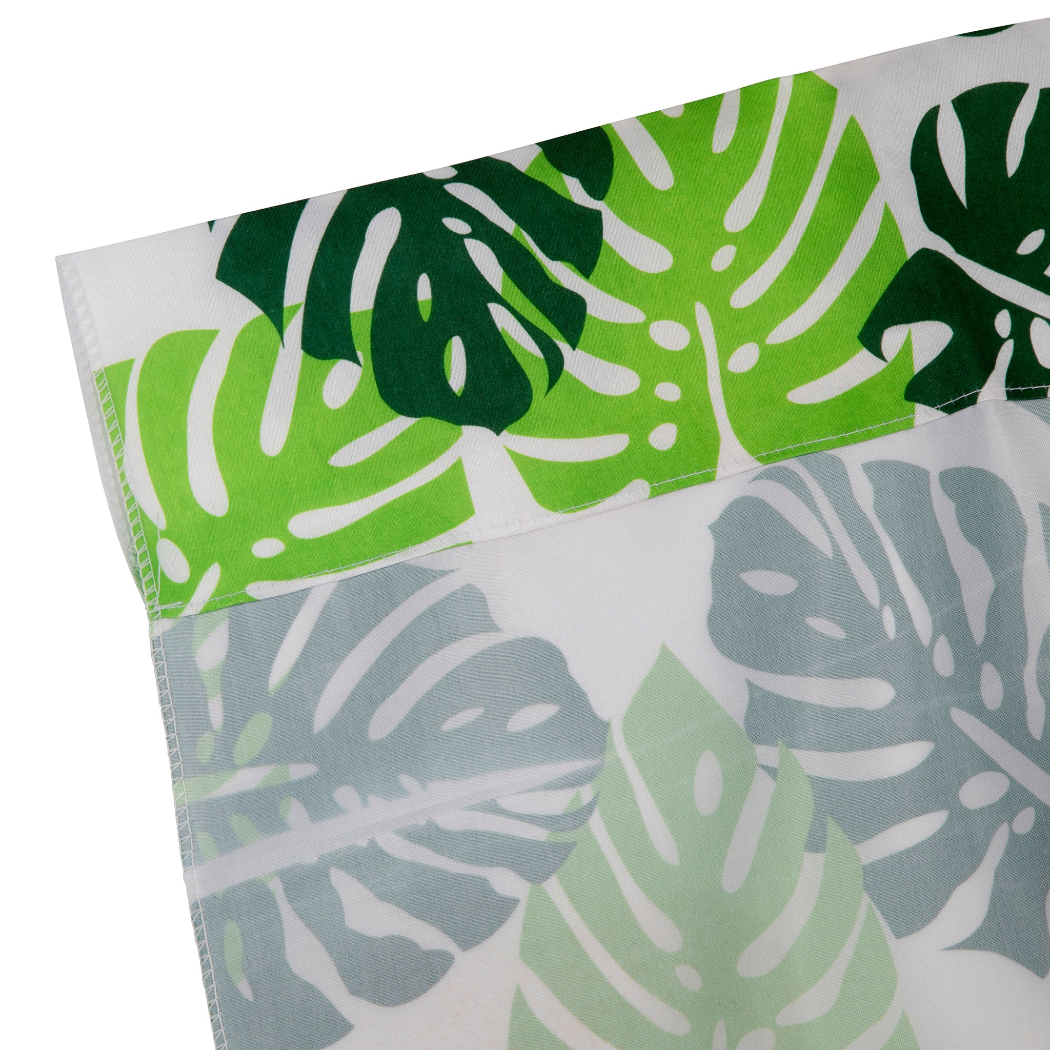 Tropical Palm Leaf Satin 10ft H x 58"W Backdrop Panel/Drape - Image 5