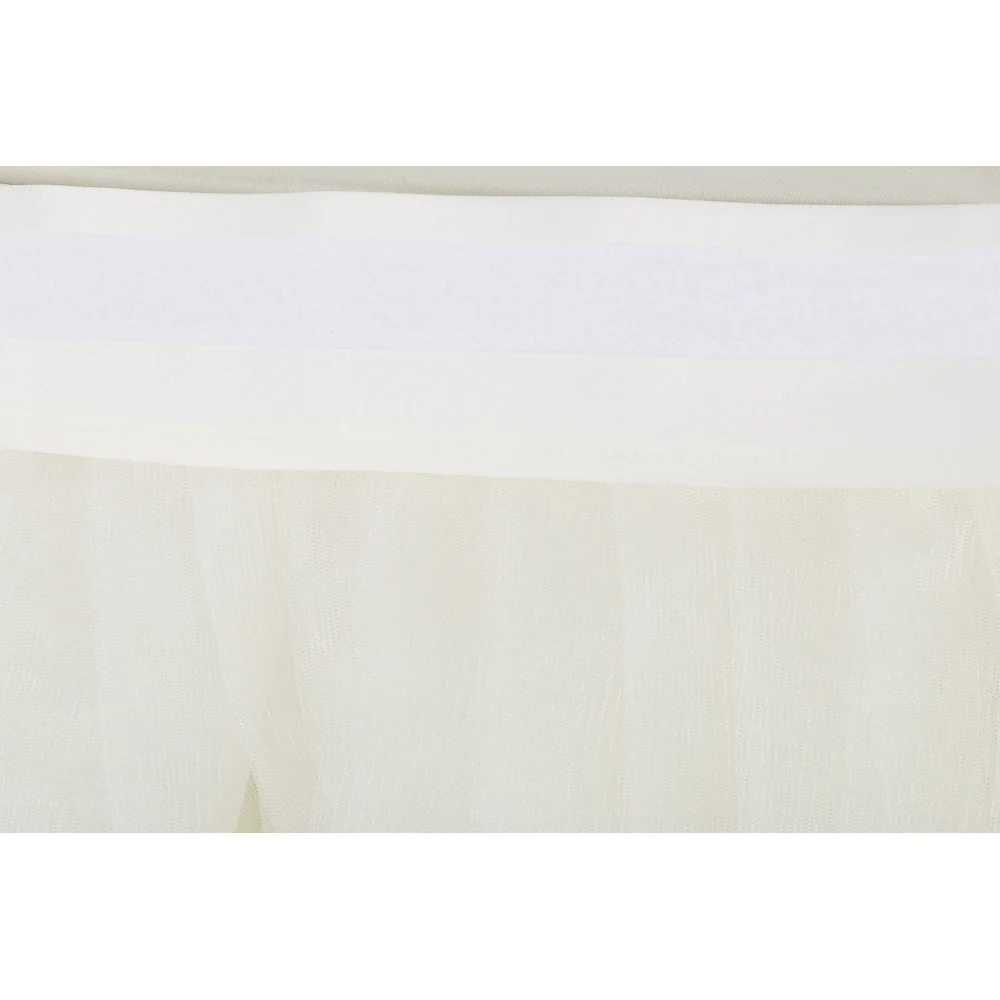 Tulle Tutu 17ft Table Skirt - Ivory - Image 3