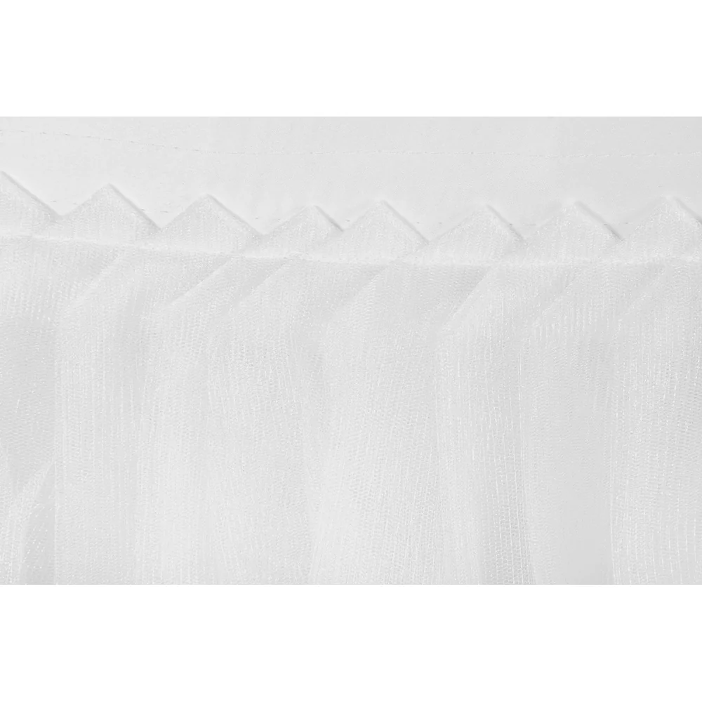 Tulle Tutu 17ft Table Skirt - White - Image 4