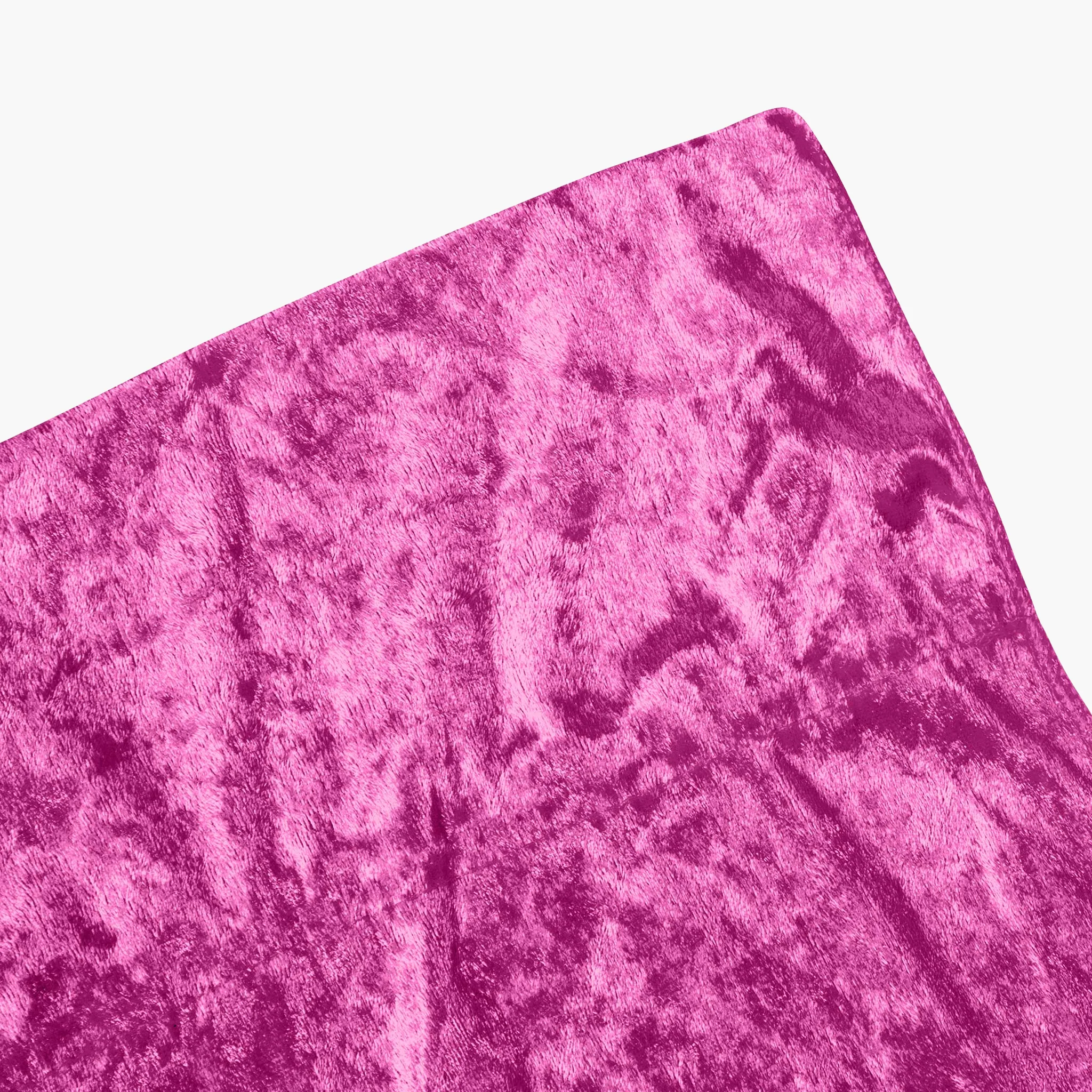 Velvet 10ft H x 52" W Drape/Backdrop Curtain Panel - Magenta - Image 2