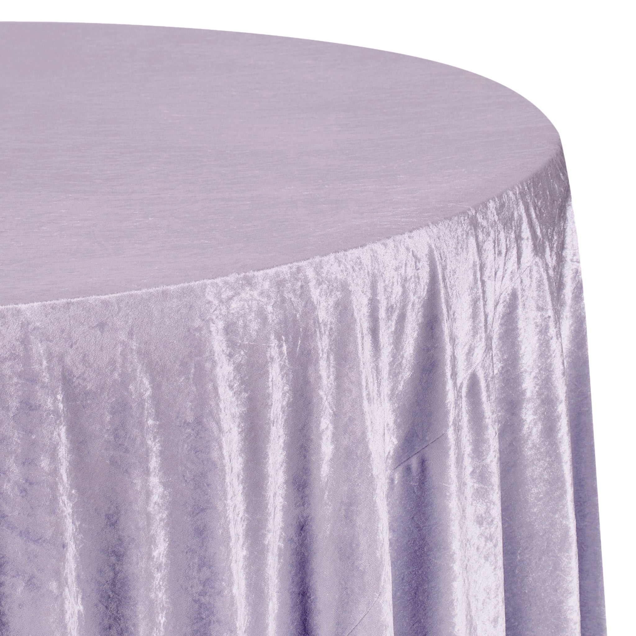 Velvet 120" Round Tablecloth - Wisteria - Image 3