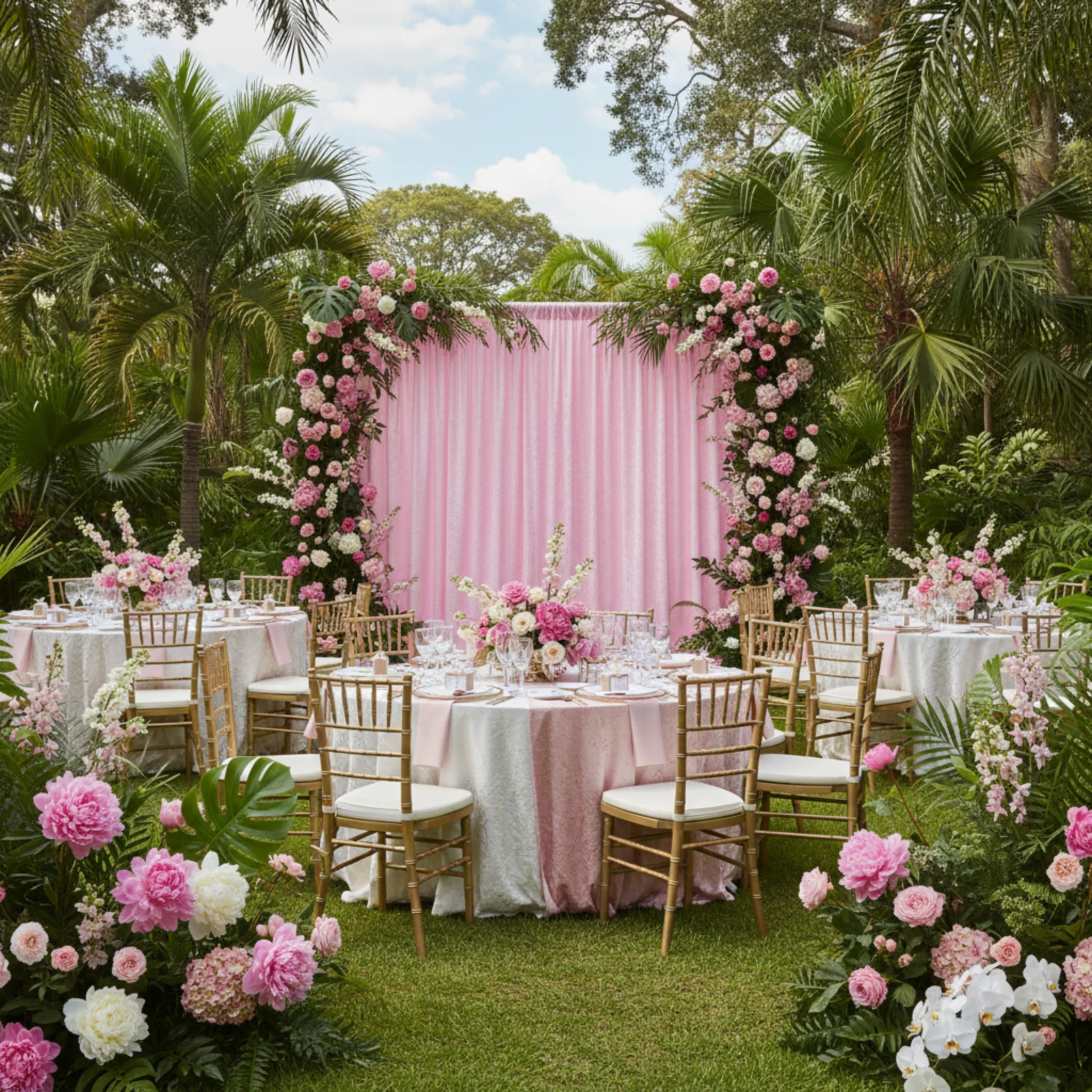 Velvet 12ft H x 52" W Drape/Backdrop Curtain Panel - Pink - Image 8