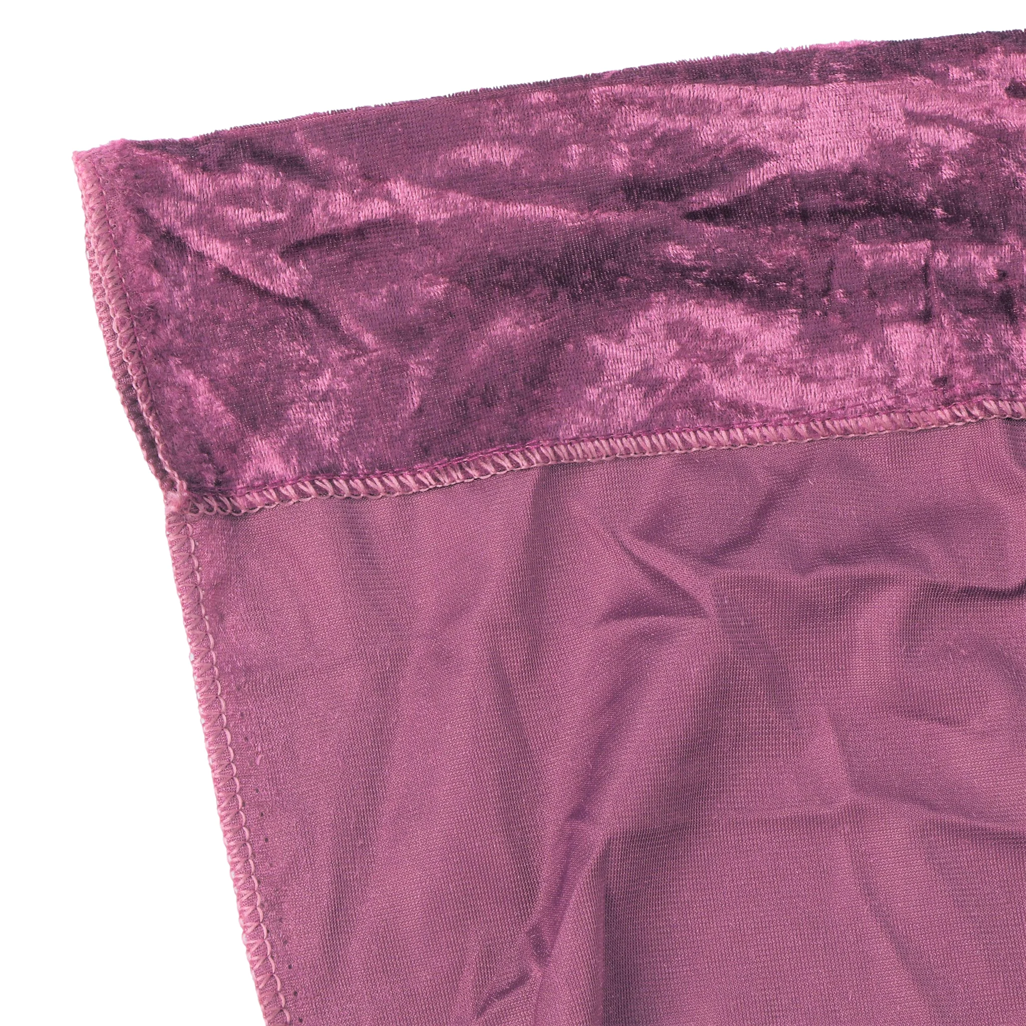 Velvet 12ft H x 52" W Drape/Backdrop Curtain Panel - Violet - Image 4