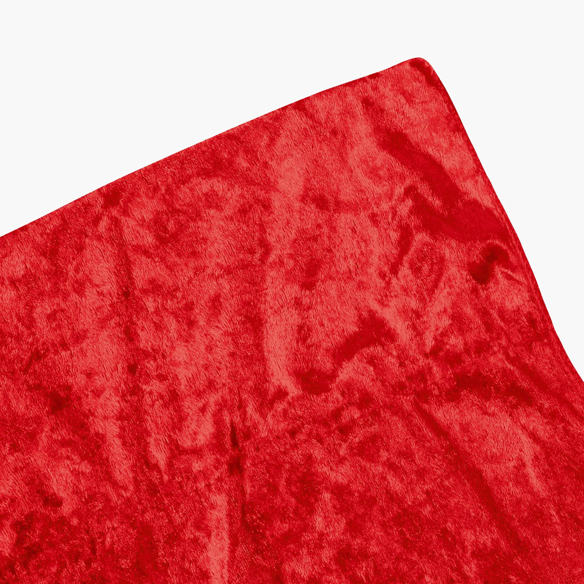Velvet 14ft H x 52" W Drape/Backdrop Curtain Panel - Red - Image 3