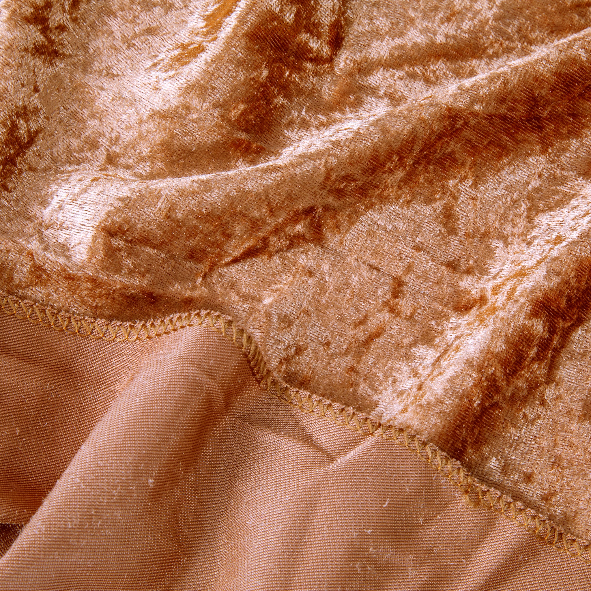 Velvet 14ft H x 52" W Drape/Backdrop Curtain Panel - Terracotta - Image 6