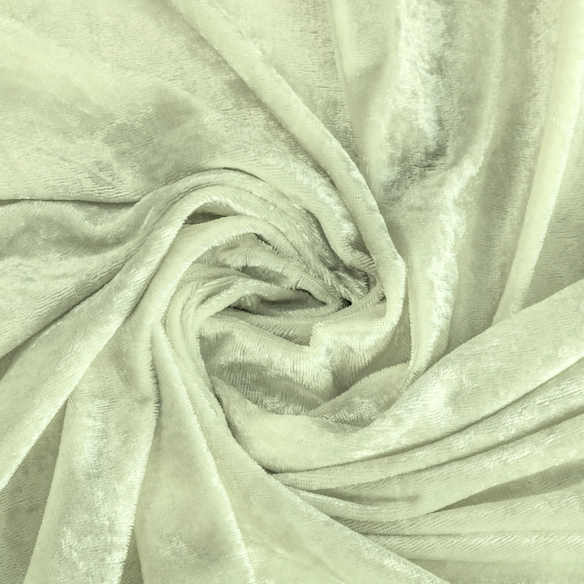 Velvet 16ft H x 52" W Drape/Backdrop Curtain Panel - Sage Green - Image 2