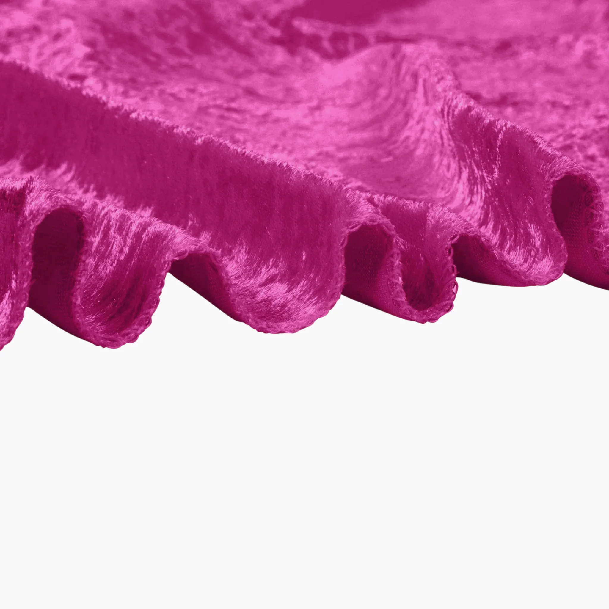 Velvet 16ft H x 52" W Drape/Backdrop Curtain Panel - Magenta - Image 4