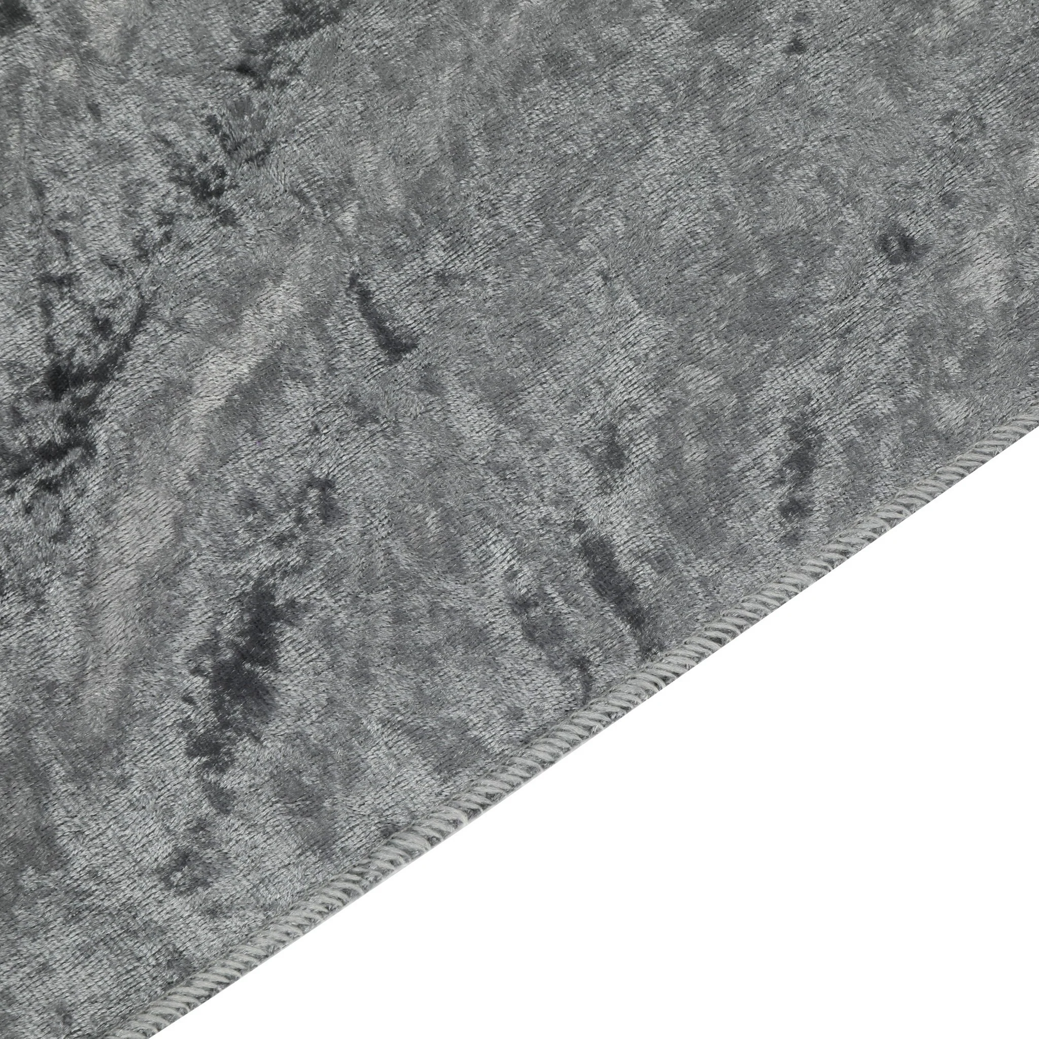 Velvet 18ft H x 52" W Drape/Backdrop Curtain Panel - Charcoal - Image 5