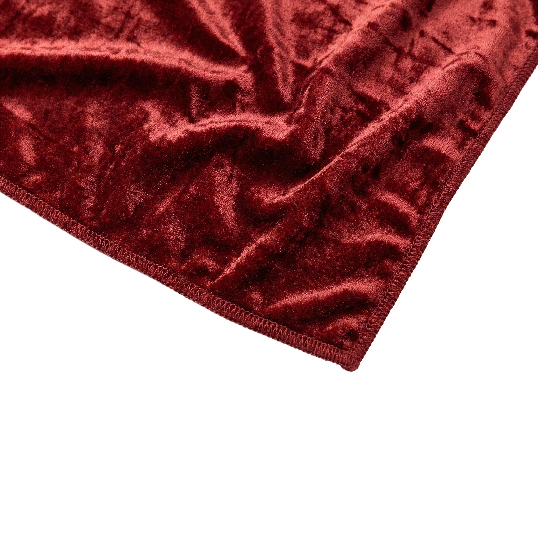 5 pcs/pk Velvet 20"x20" Linen Napkin - Apple Red - Image 6