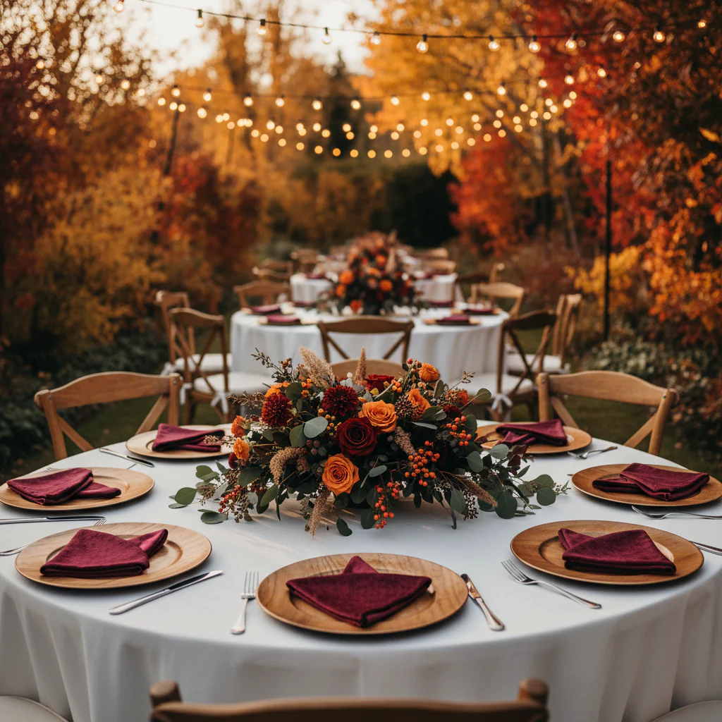 Velvet 20"x20" Linen Napkin - Burgundy - Image 4