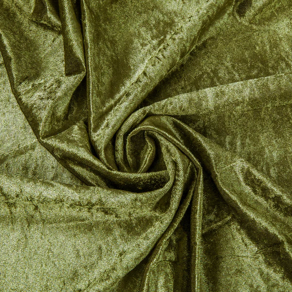 Velvet 20"x20" Linen Napkin - Olive Green - Image 5
