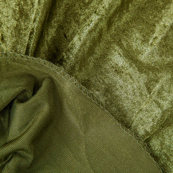 Velvet 20"x20" Linen Napkin - Olive Green - Image 6