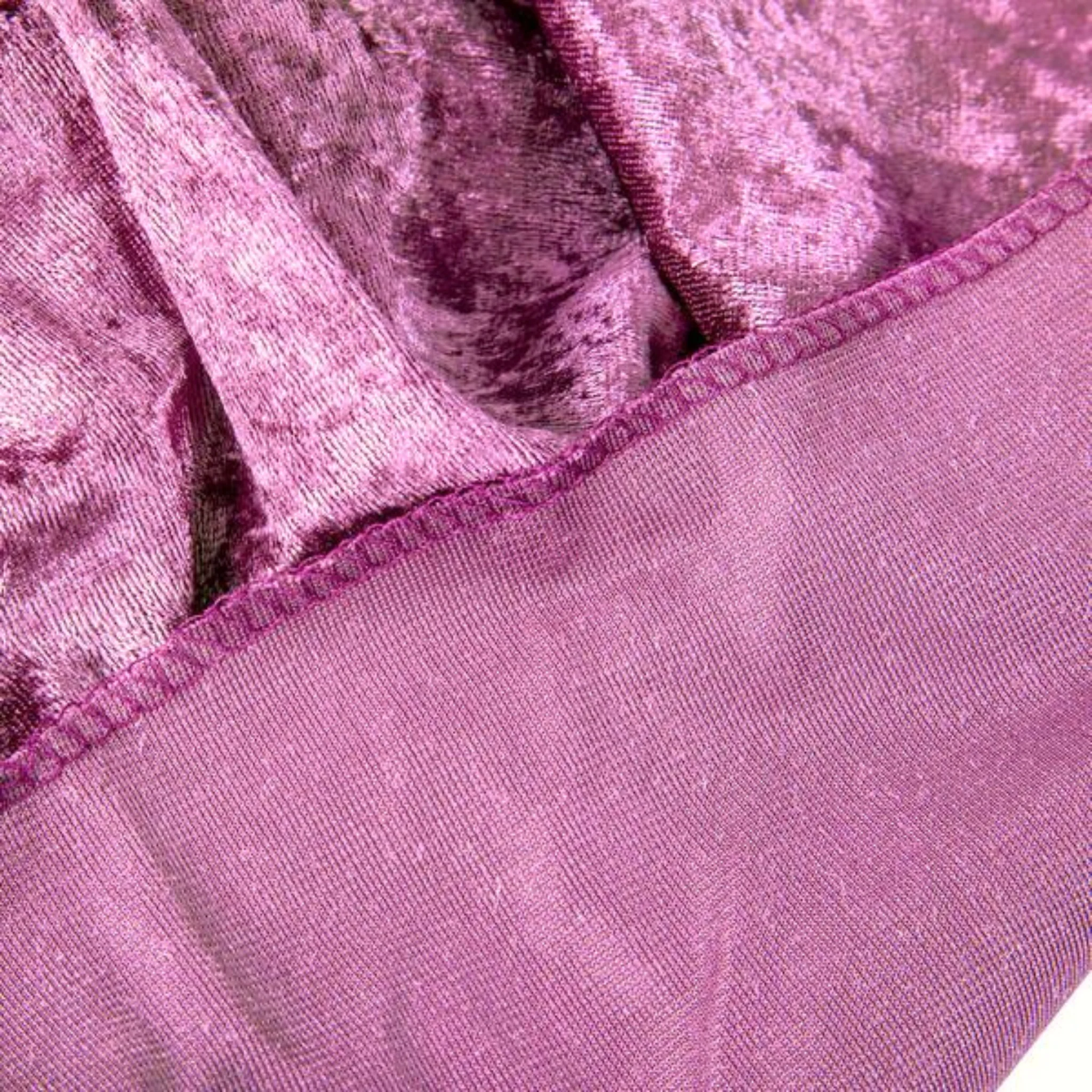 Velvet 20"x20" Linen Napkin - Violet - Image 6