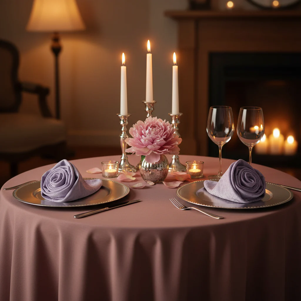 Velvet 20"x20" Linen Napkin - Wisteria - Image 3