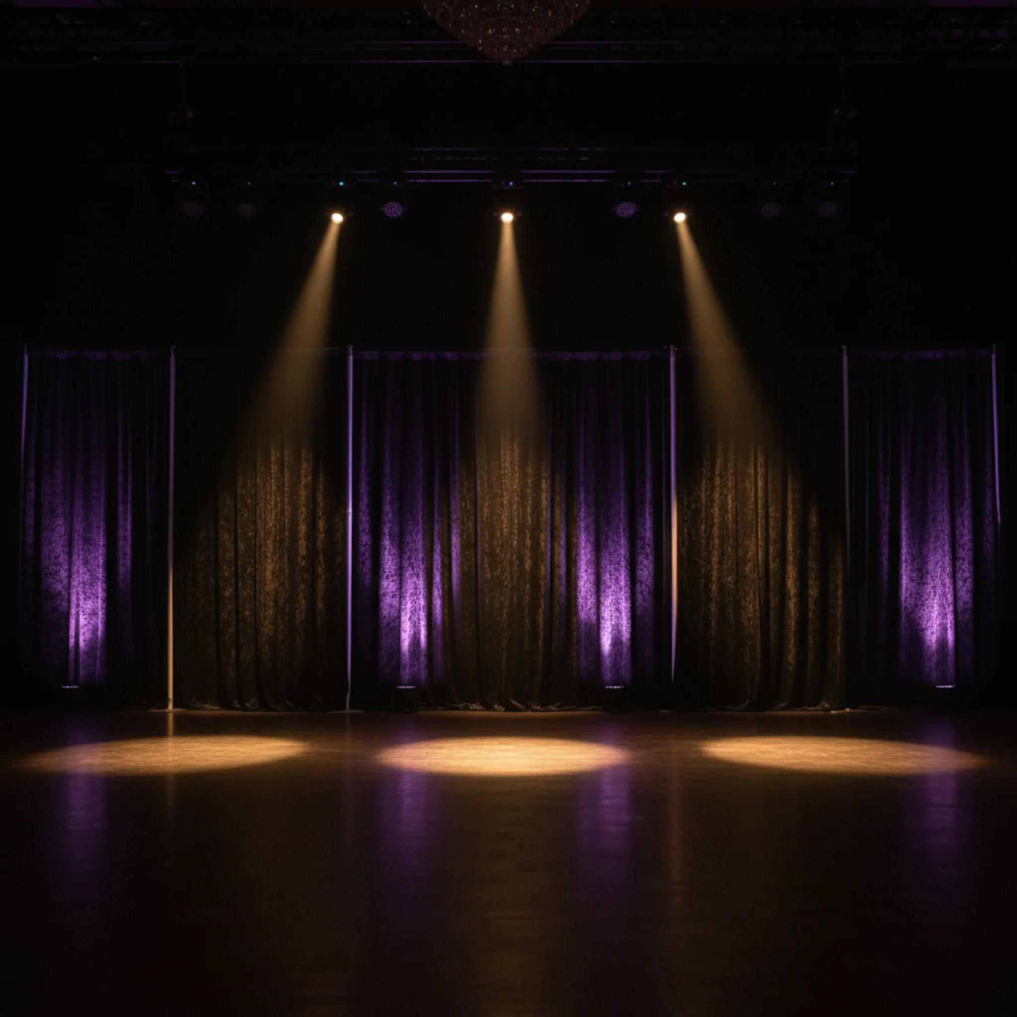 Velvet 8ft H x 52" W Drape/Backdrop Curtain Panel - Black - Image 3