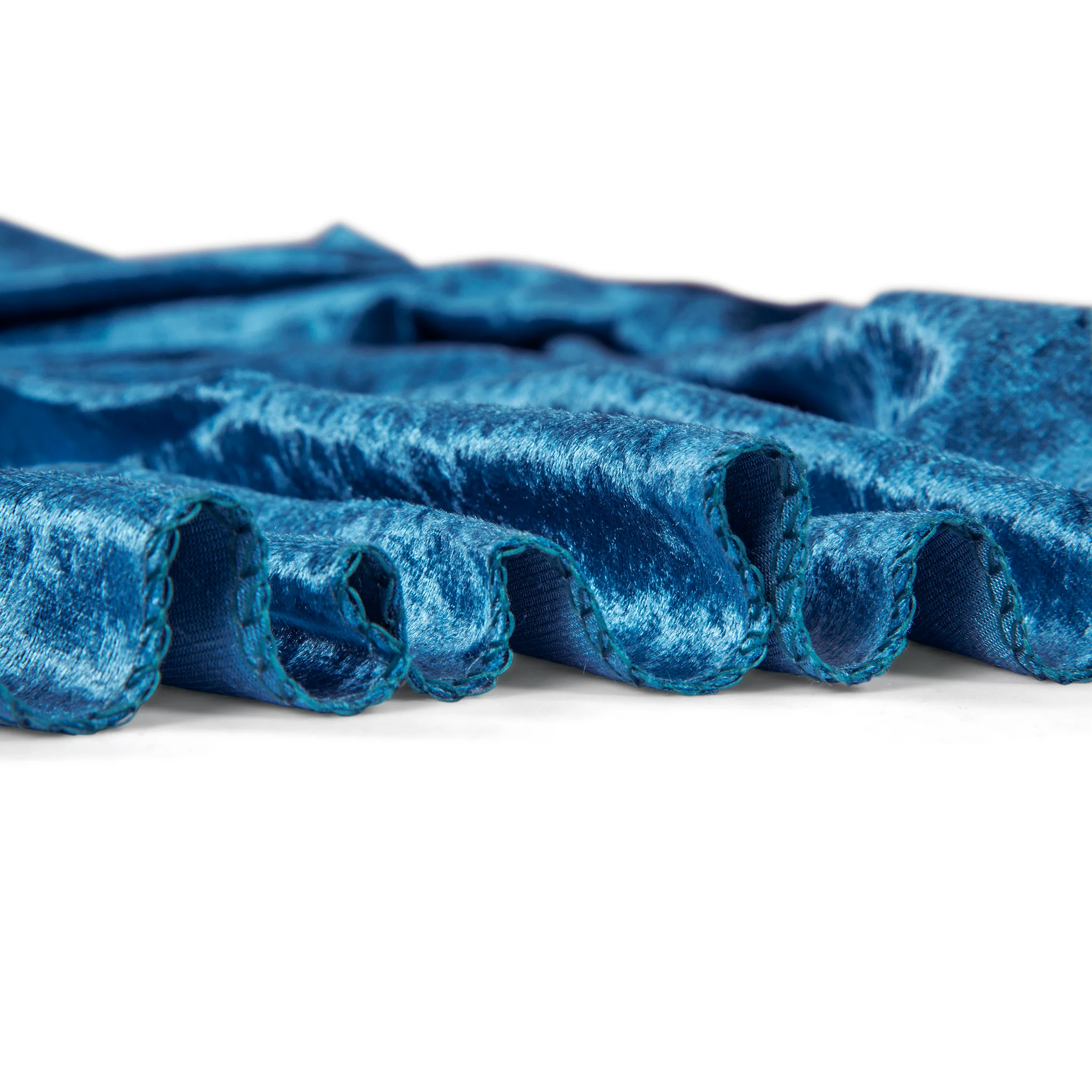 Velvet 90"x156" Rectangular Tablecloth - Dark Teal - Image 10