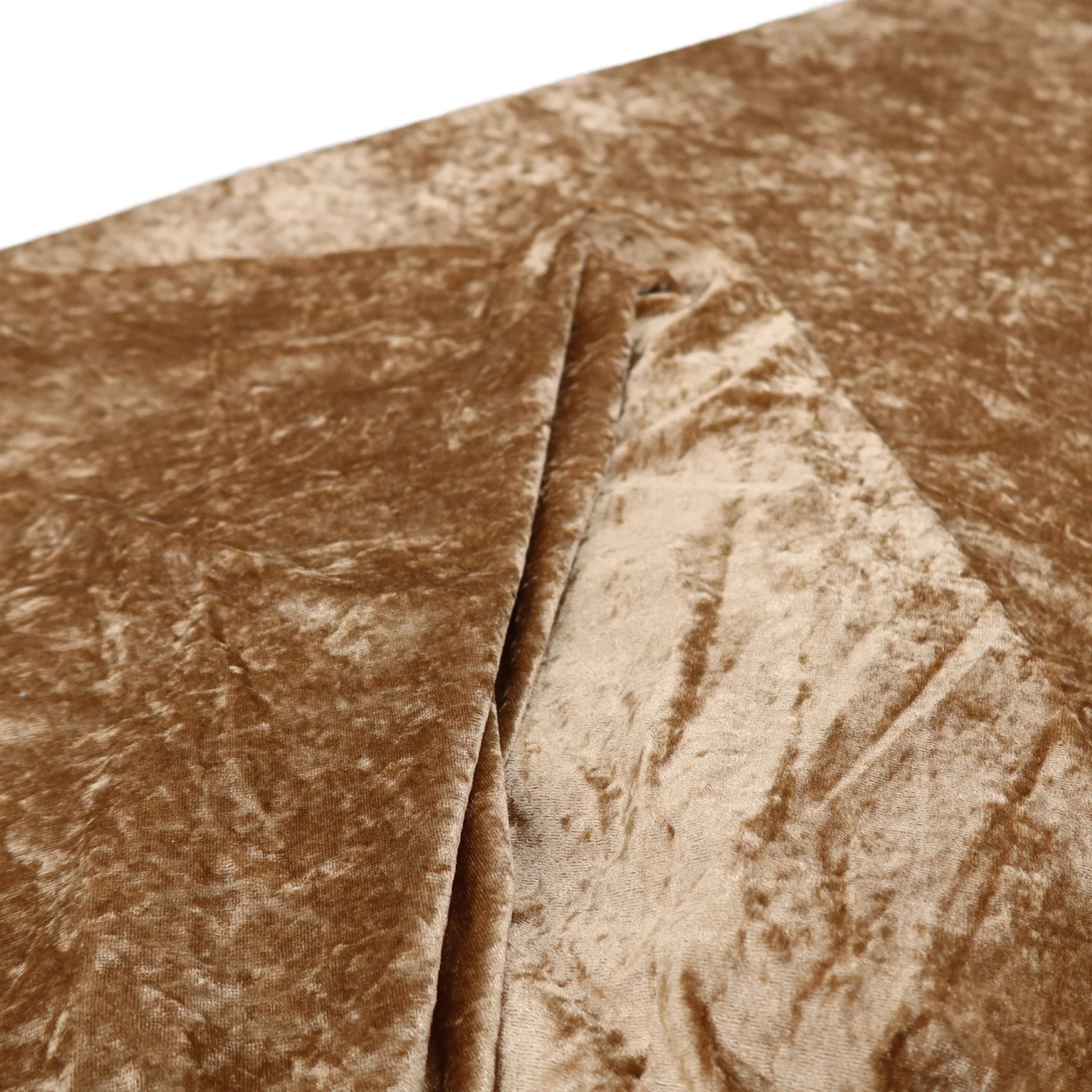 Velvet 90"x156" Rectangular Tablecloth - Mocha Brown - Image 4