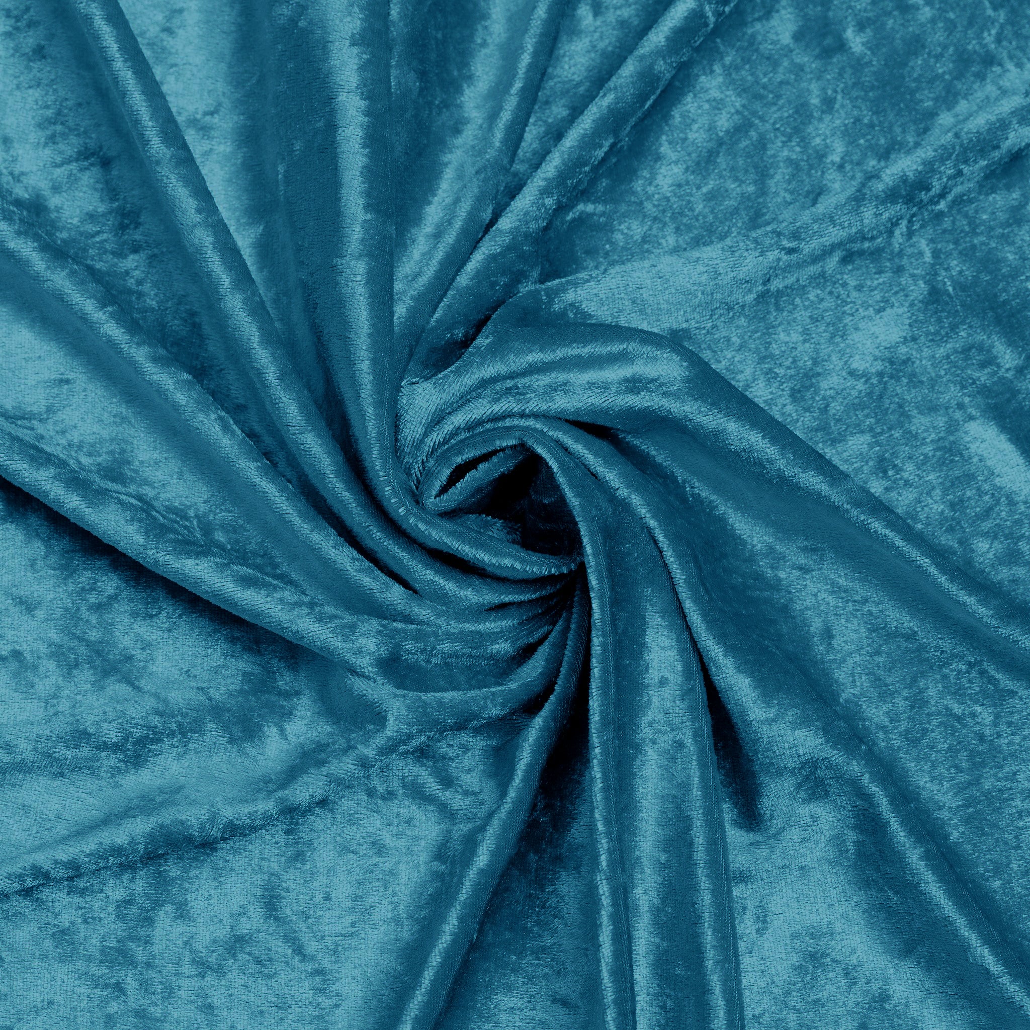 Velvet 90"x156" Rectangular Tablecloth - Peacock Teal - Image 3